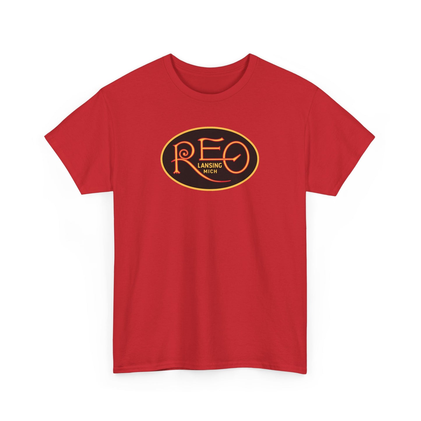REO Logo T‑Shirt — Vintage Oval Graphic Tee