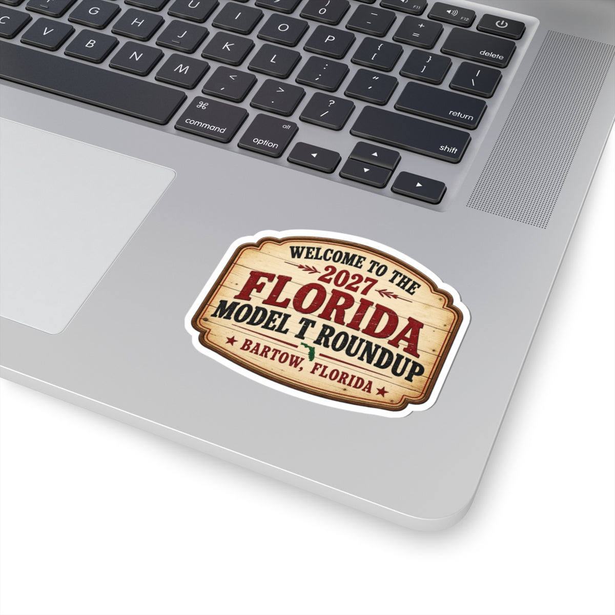 Florida Model T Roundup 2027 Sticker — Kiss-Cut Sticker