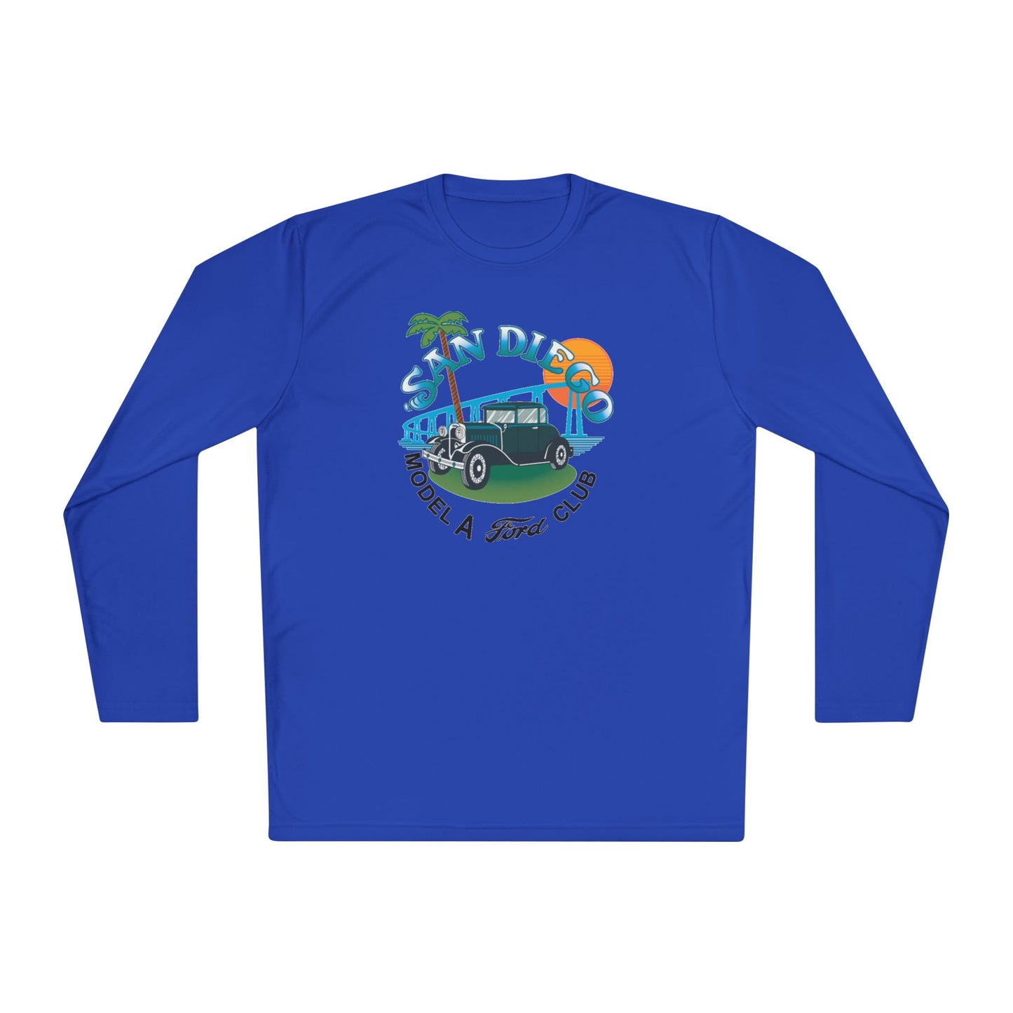 San Diego Model A Ford Club — Unisex Lightweight Long Sleeve Tee