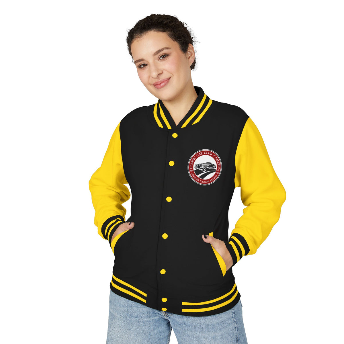 Classic Car Club of America Greater Illinois Region Letterman Jacket - Front and Back Logos