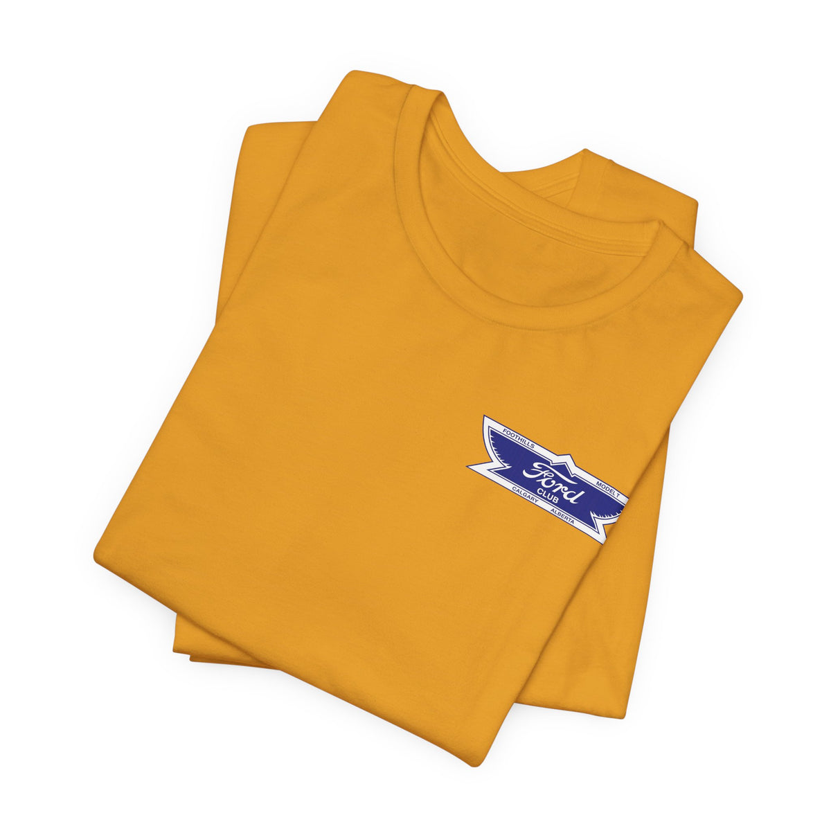 Foothills Model T Club Unisex Soft Tee - Front and Back Logos