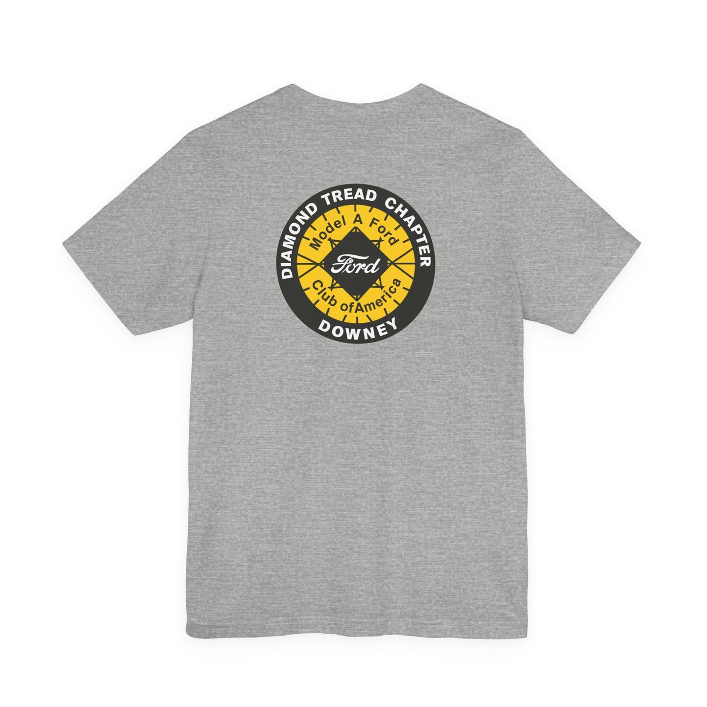 Diamond Tread Chapter Downey T-Shirt — Front and Back Logos