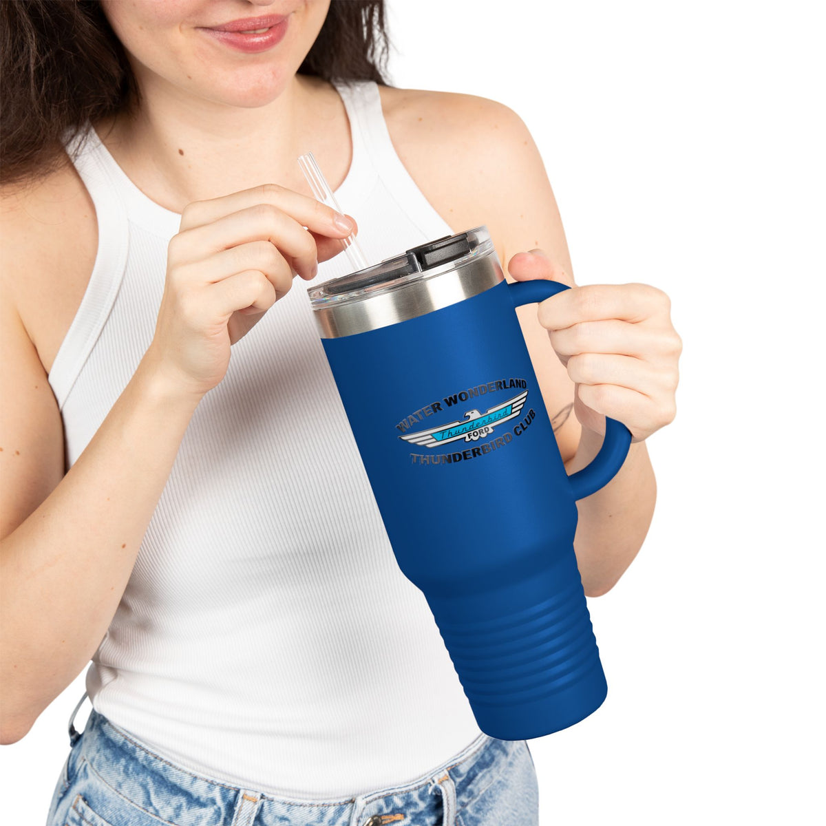 Water Wonderland Thunderbird Club 40oz Insulated Travel Mug