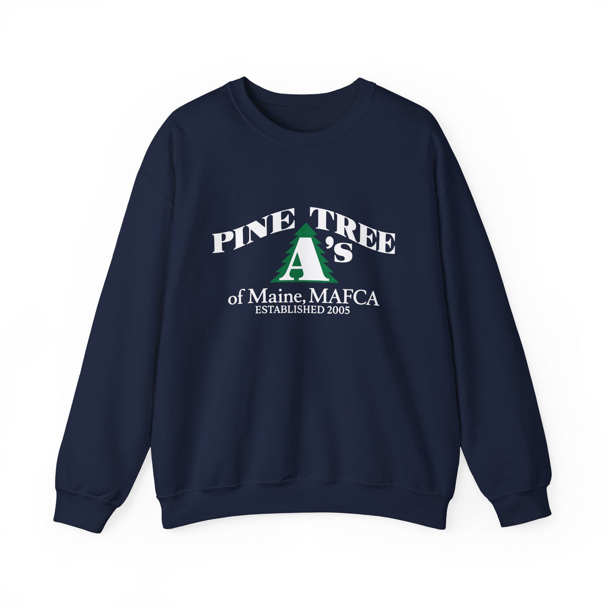 Pine Tree A's of Maine, MAFCA — Unisex Heavy Blend™ Crewneck Sweatshirt