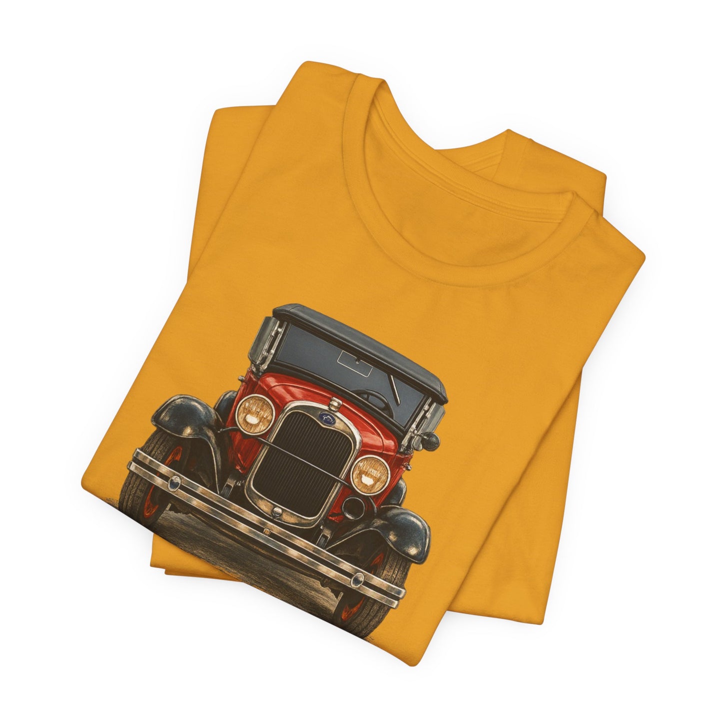 Napa Valley A's Red Vintage Car T-Shirt — Napa Valley A's Classic Automobile Tee