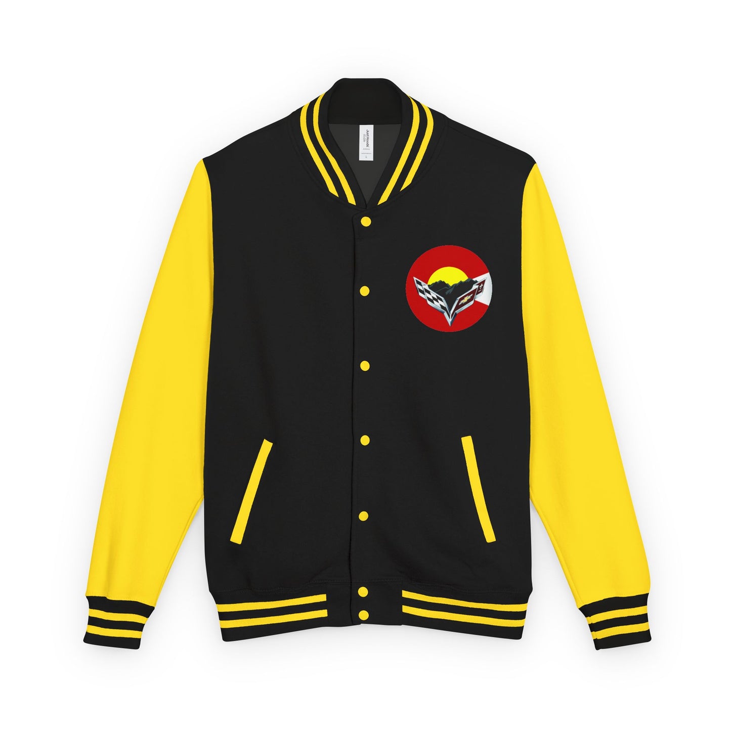 Central Colorado Corvette Club Varsity Letterman Jacket - Printed