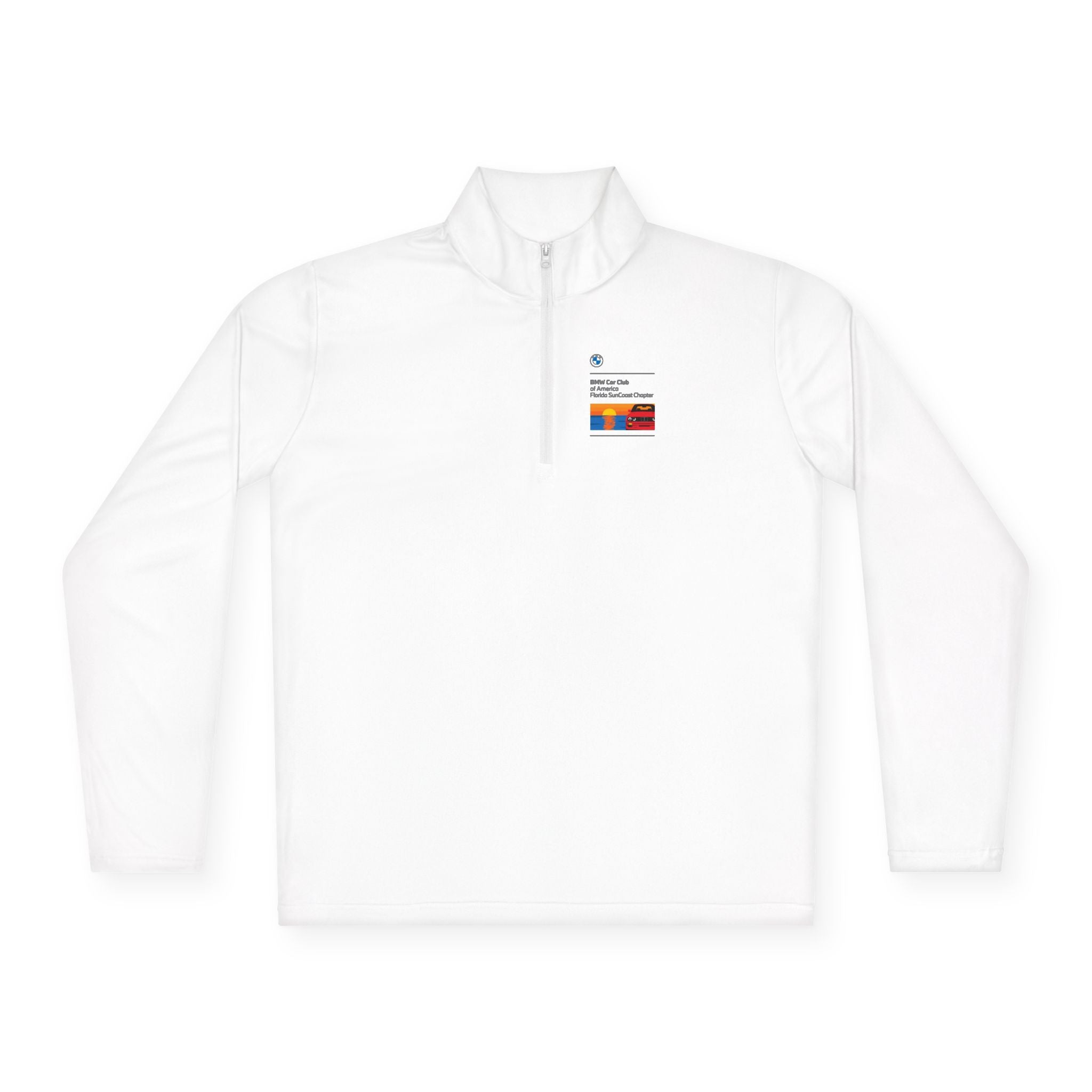 BMW Car Club of America Florida SunCoast Chapter Quarter-Zip Pullover ...