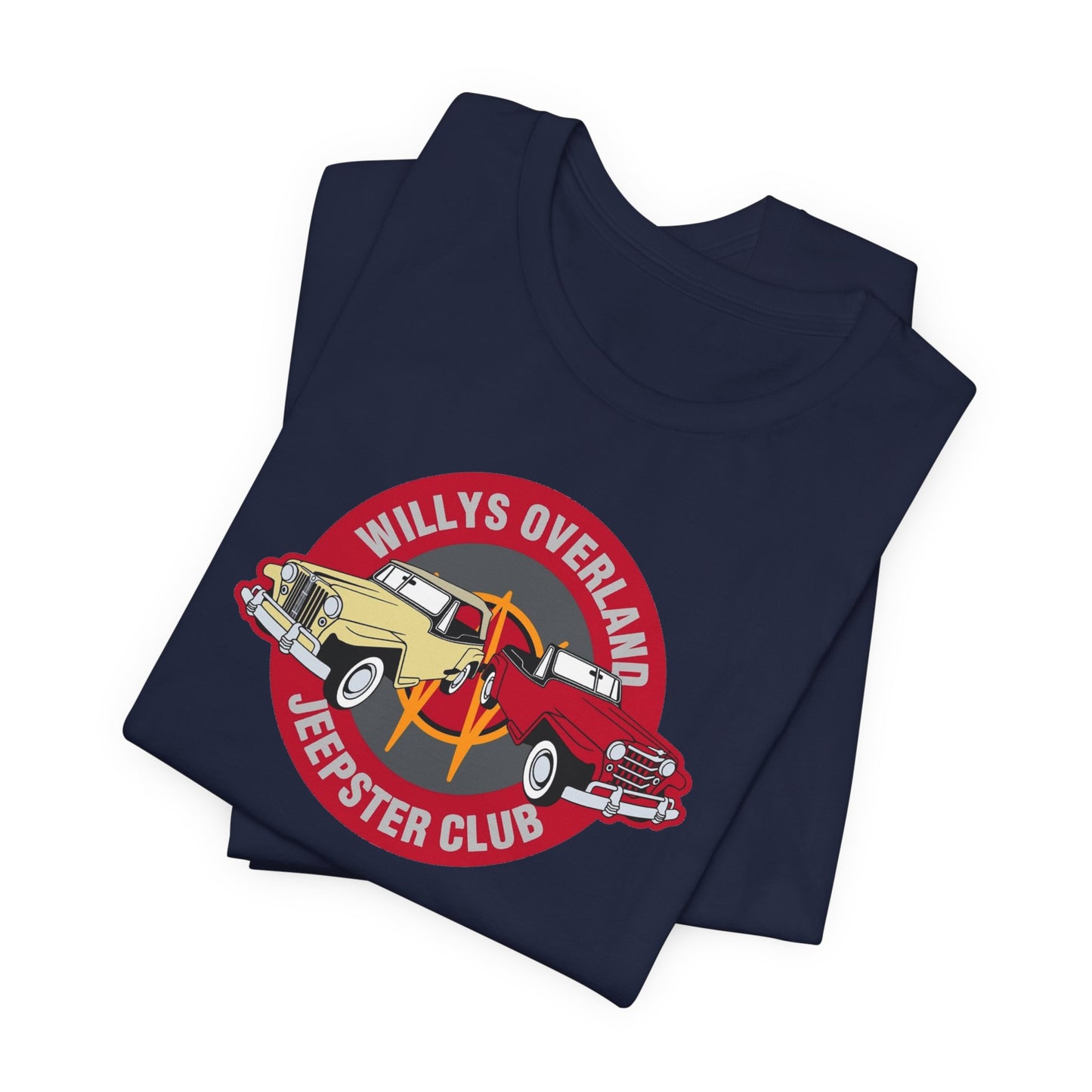 Willys Overland Jeepster Club T-Shirt - Unisex Jersey Short Sleeve Tee