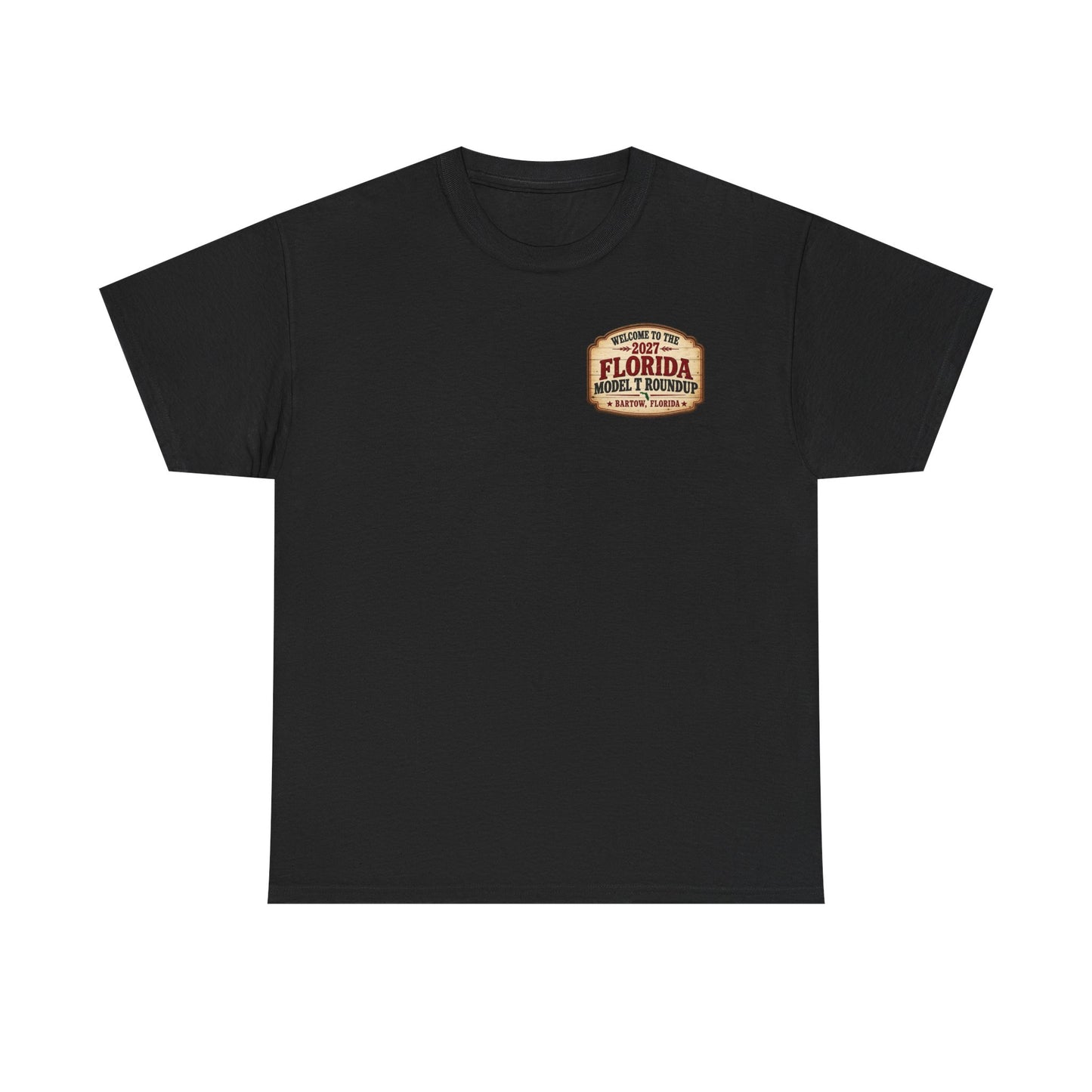 Florida Model T Roundup 2027 T-Shirt - Unisex Heavy Cotton Tee