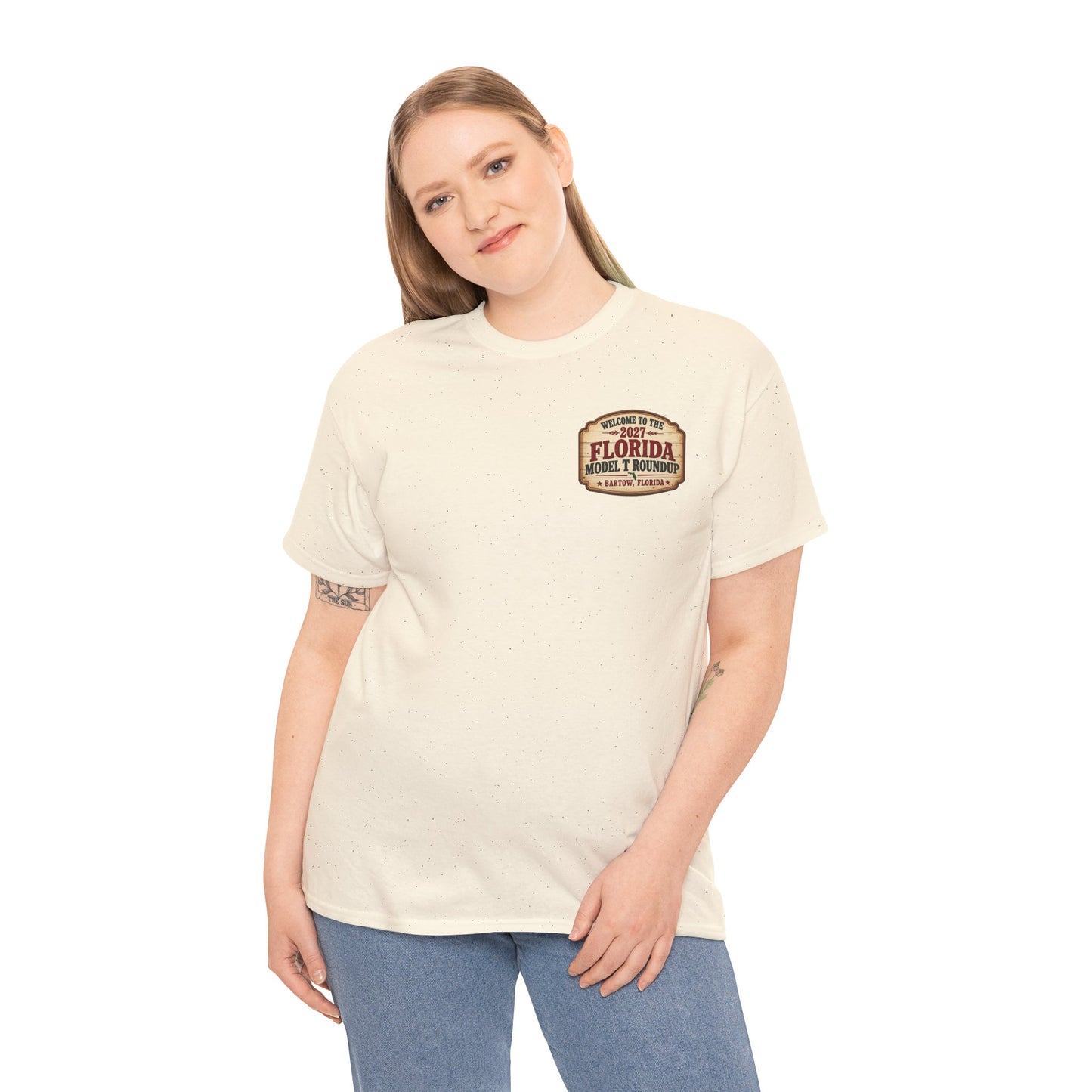 Florida Model T Roundup 2027 T-Shirt - Unisex Heavy Cotton Tee