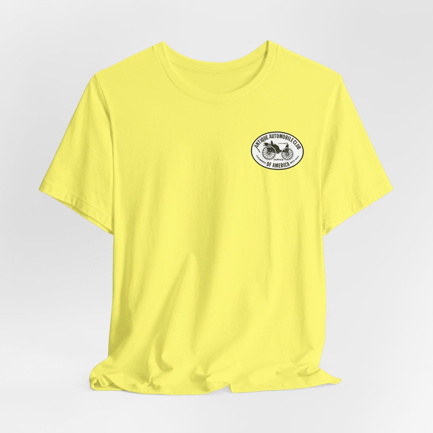 Shenandoah Region AACA Tee — Small White AACA Logo on Front and Large White Shenandoah Region AACA Logo on Back