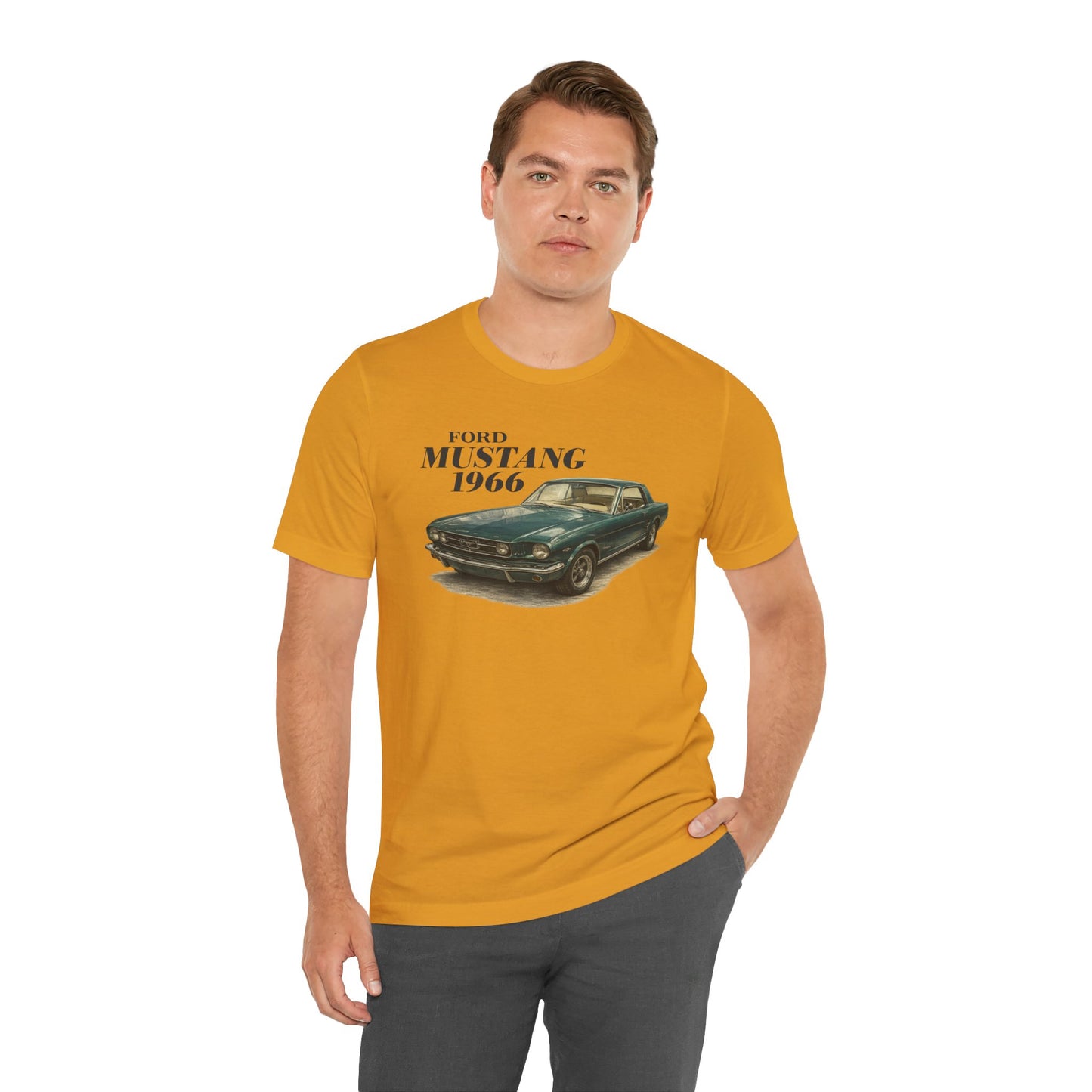 1966 Ford Mustang Tee – Unisex Jersey Short Sleeve Tee (Rick C)