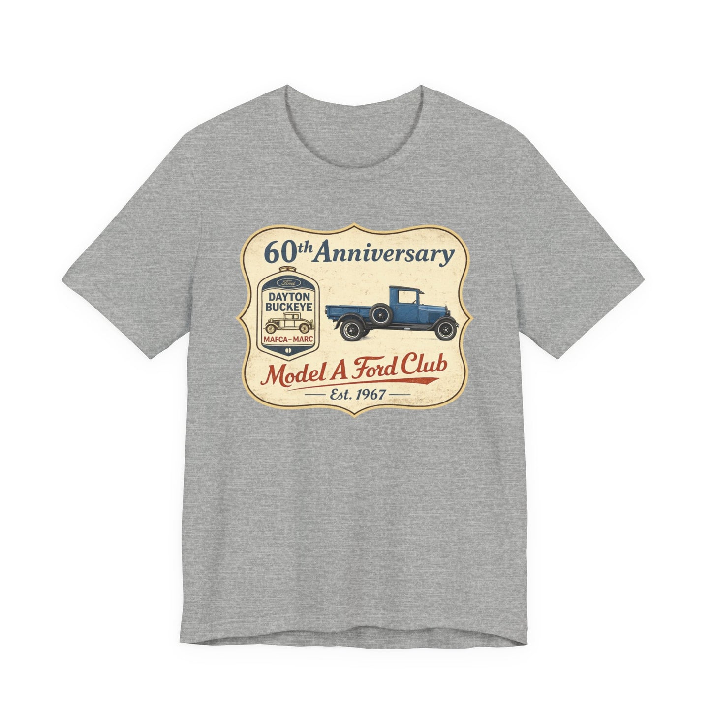 Dayton Buckeye Model A Ford Club 60th Anniversary Tee (RBS)