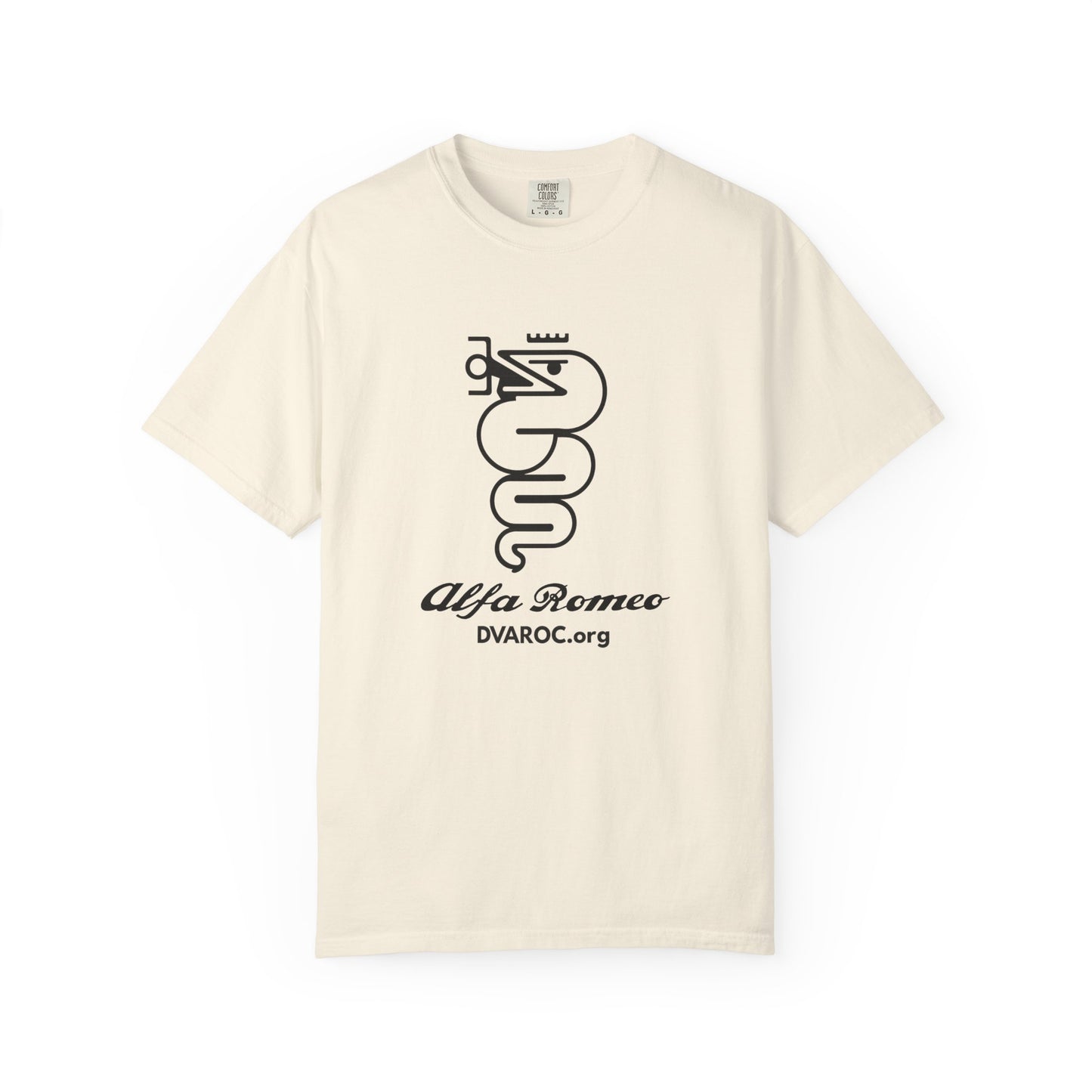 DVAROC.org Alfa Romeo Script Logo T-Shirt — Classic Car Club Tee