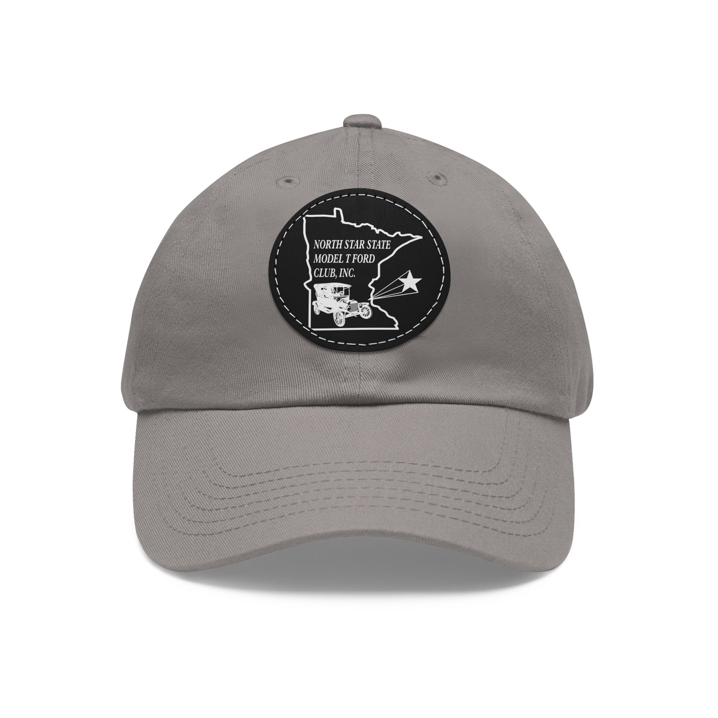 North Star State Model T Ford Club, Inc. Dad Hat with Leather Patch (Round)