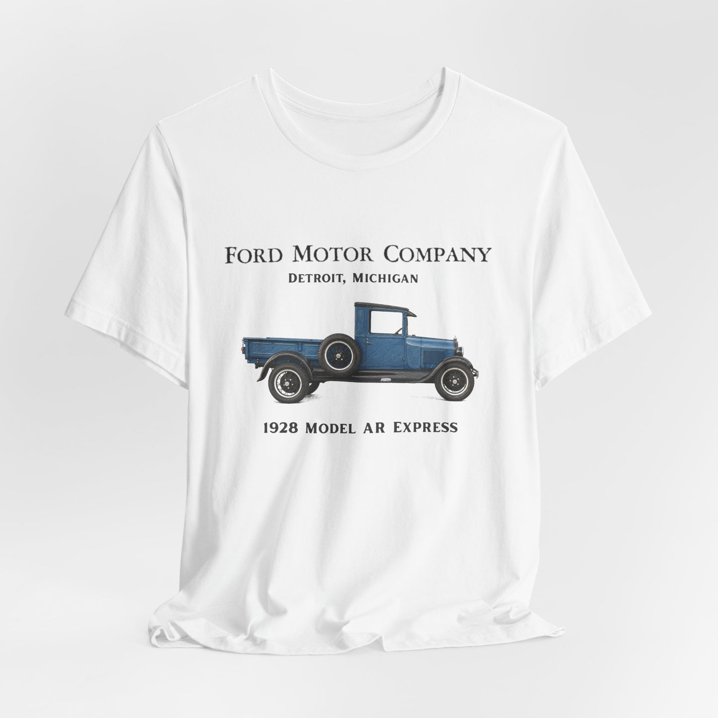 1928 Ford Model AR Express - Unisex Jersey Short Sleeve Tee (RBS)