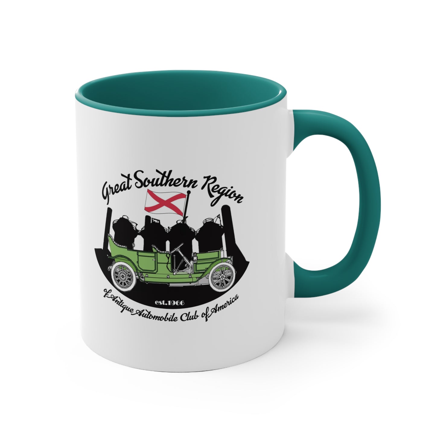 Great Southern Region AACA Accent Mug — Great Southern Region Vintage Automobile Club Design