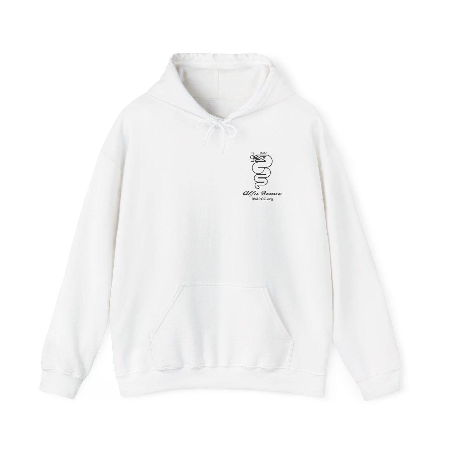 DVAROC.org Alfa Romeo Logo Hoodie – Chest and Back Logos
