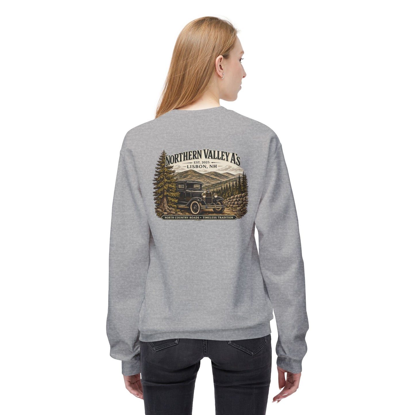 Northern Valley A's Vintage Crewneck Sweatshirt