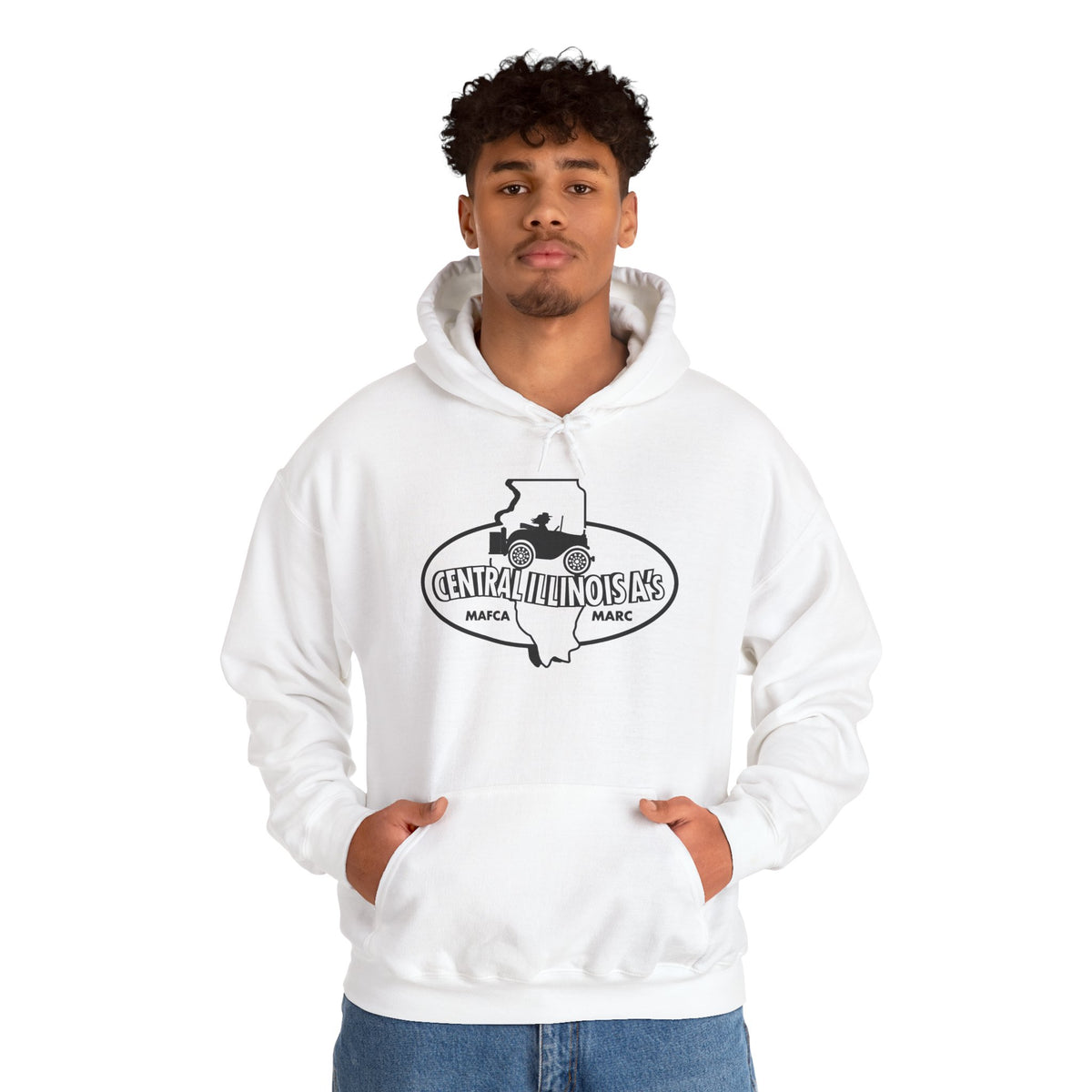 Central Illinois A's Hoodie — Unisex Heavy Blend™ Hooded Sweatshirt