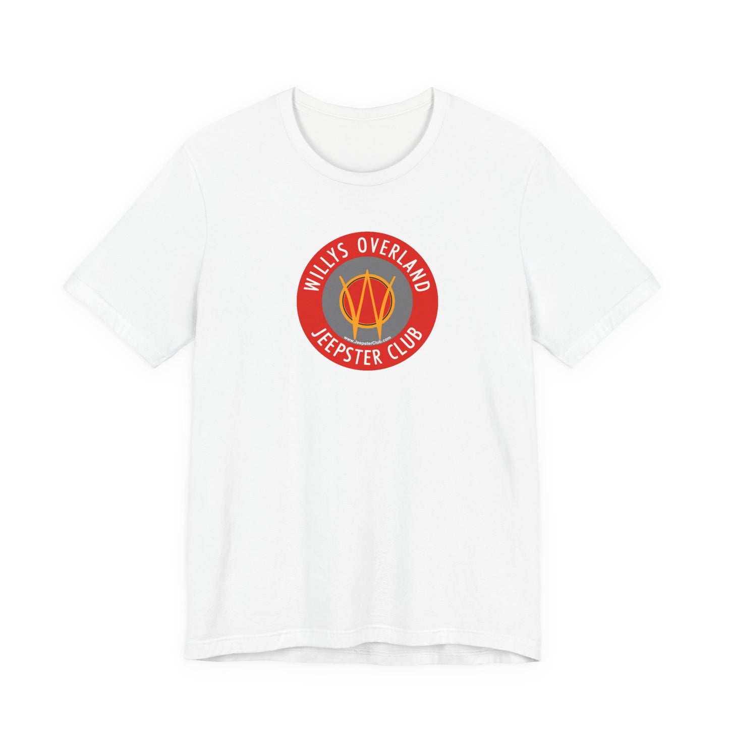 Willys Overland Jeepster Club Graphic Tee - Unisex Jersey Short Sleeve Tee