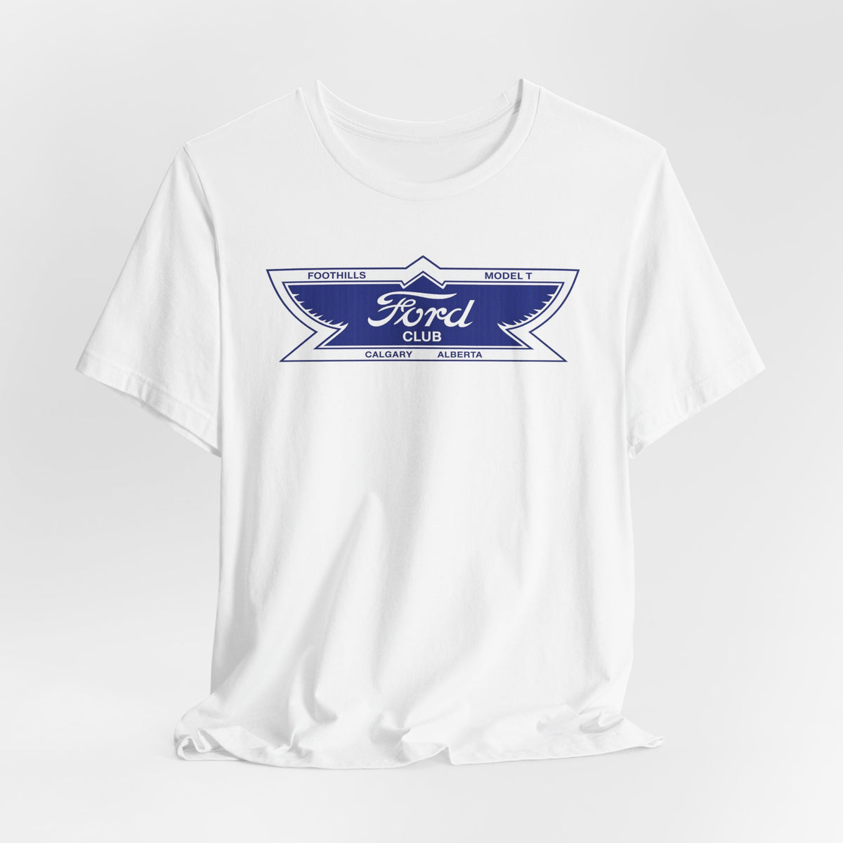 Foothills Model T Club Unisex Soft Tee -  Large Chest Logo