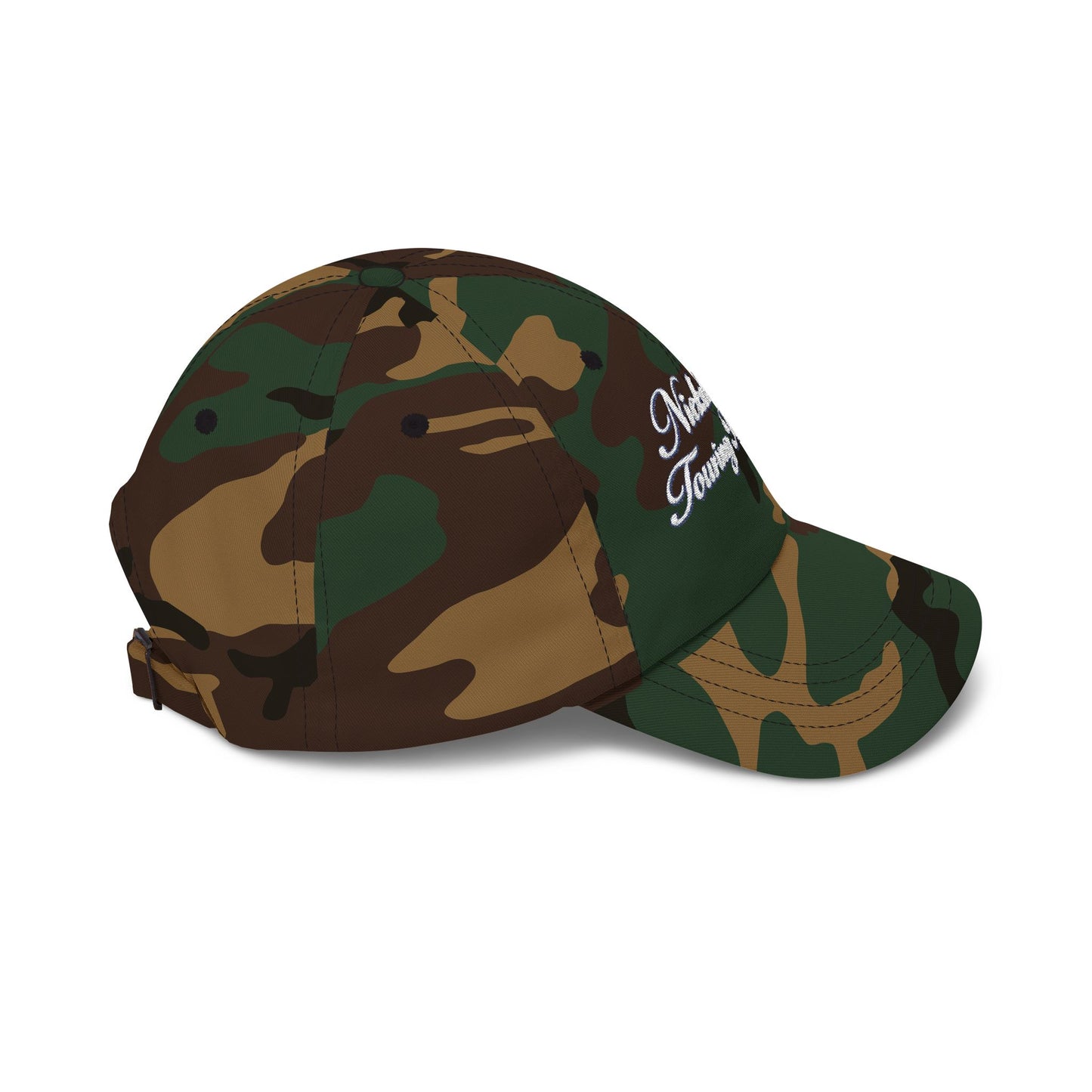 Nickel Era Touring Registry Embroidered Dad Cap — Gold Script