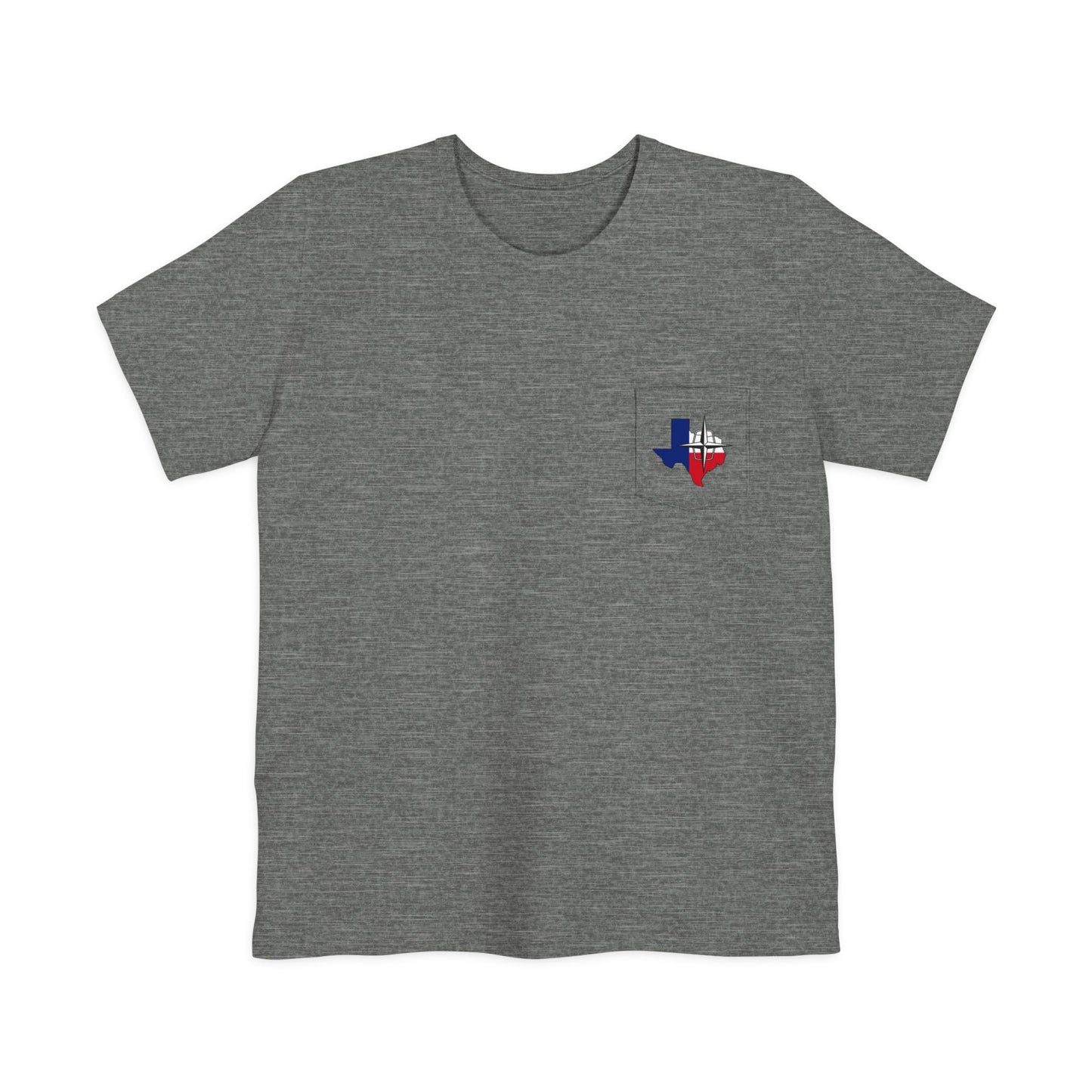 Lincoln & Continental Owners Club - Texas Gulf Coast Region Pocket T-Shirt - Front & Back Logos