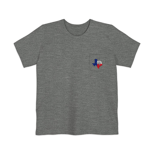Lincoln & Continental Owners Club - Texas Gulf Coast Region Pocket T-Shirt - Front & Back Logos