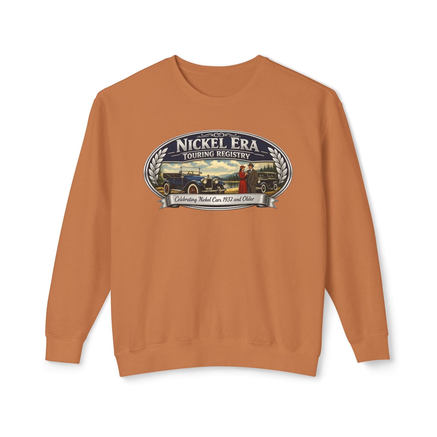 Nickel Era Touring Registry Retro Crewneck Lightweight Sweatshirt