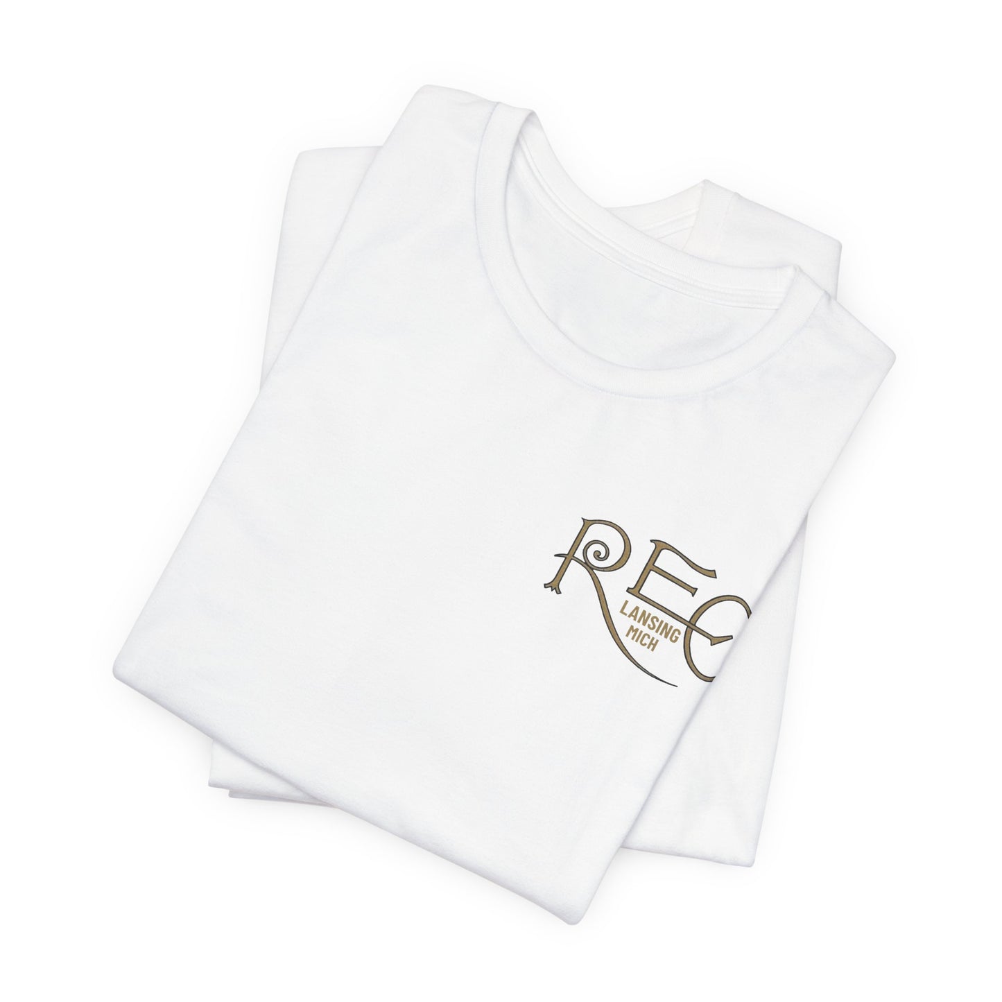 REO Motor Car Co. Vintage Car T-Shirt - Front and Back Images