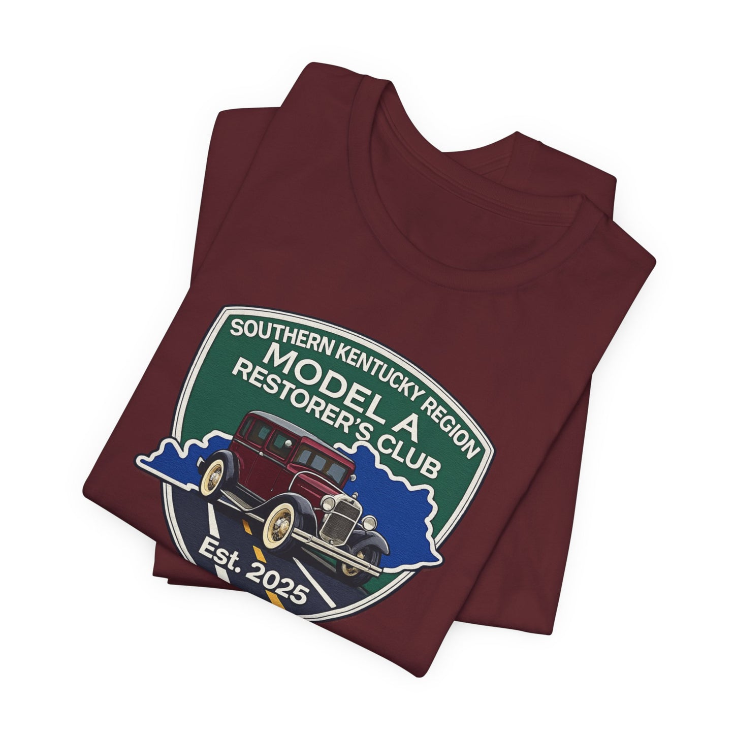 Southern Kentucky Region Model A Restorer's Club T-Shirt — Southern Kentucky Region Est. 2025