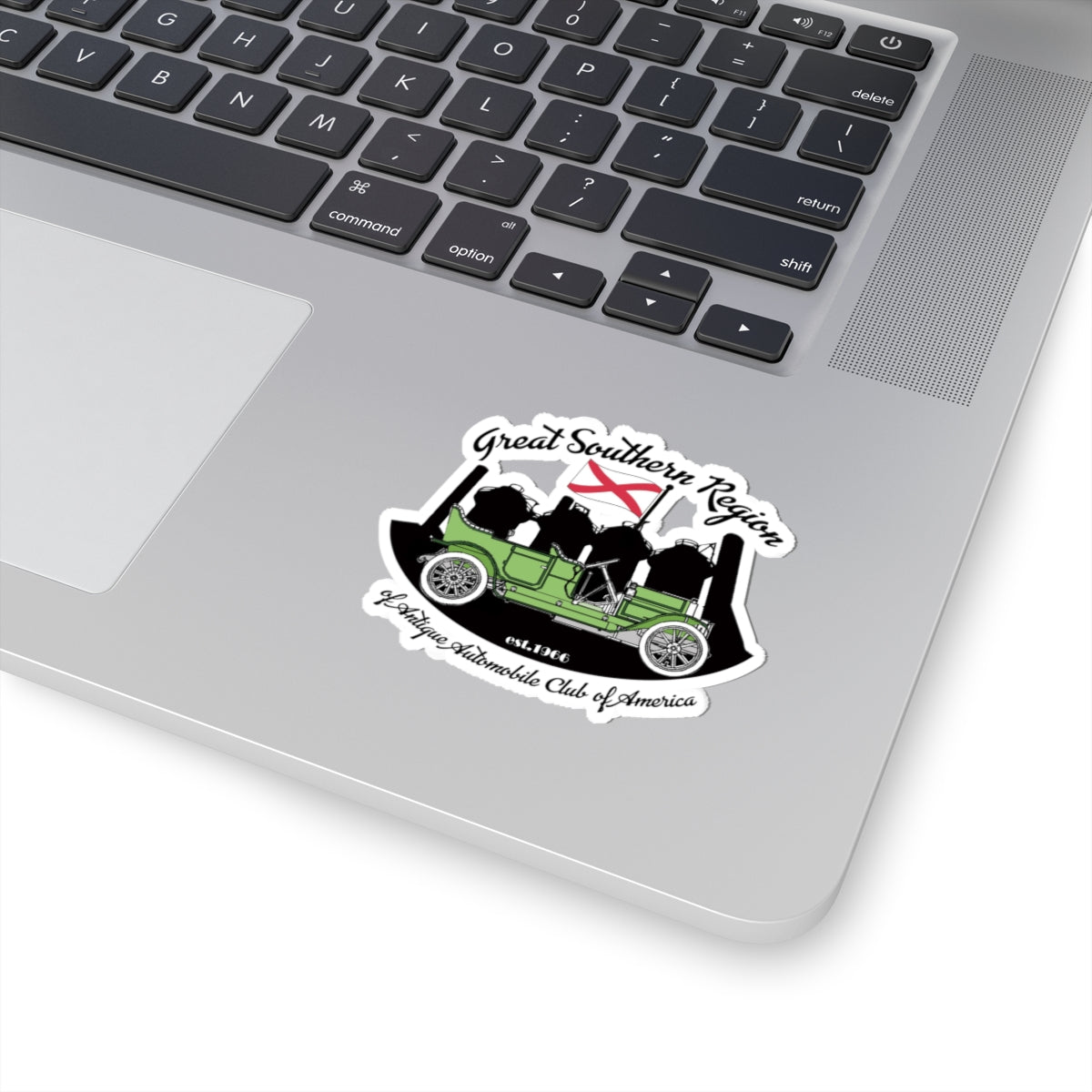 Great Southern Region AACA Club Sticker — Vintage Green Car Kiss-Cut Sticker