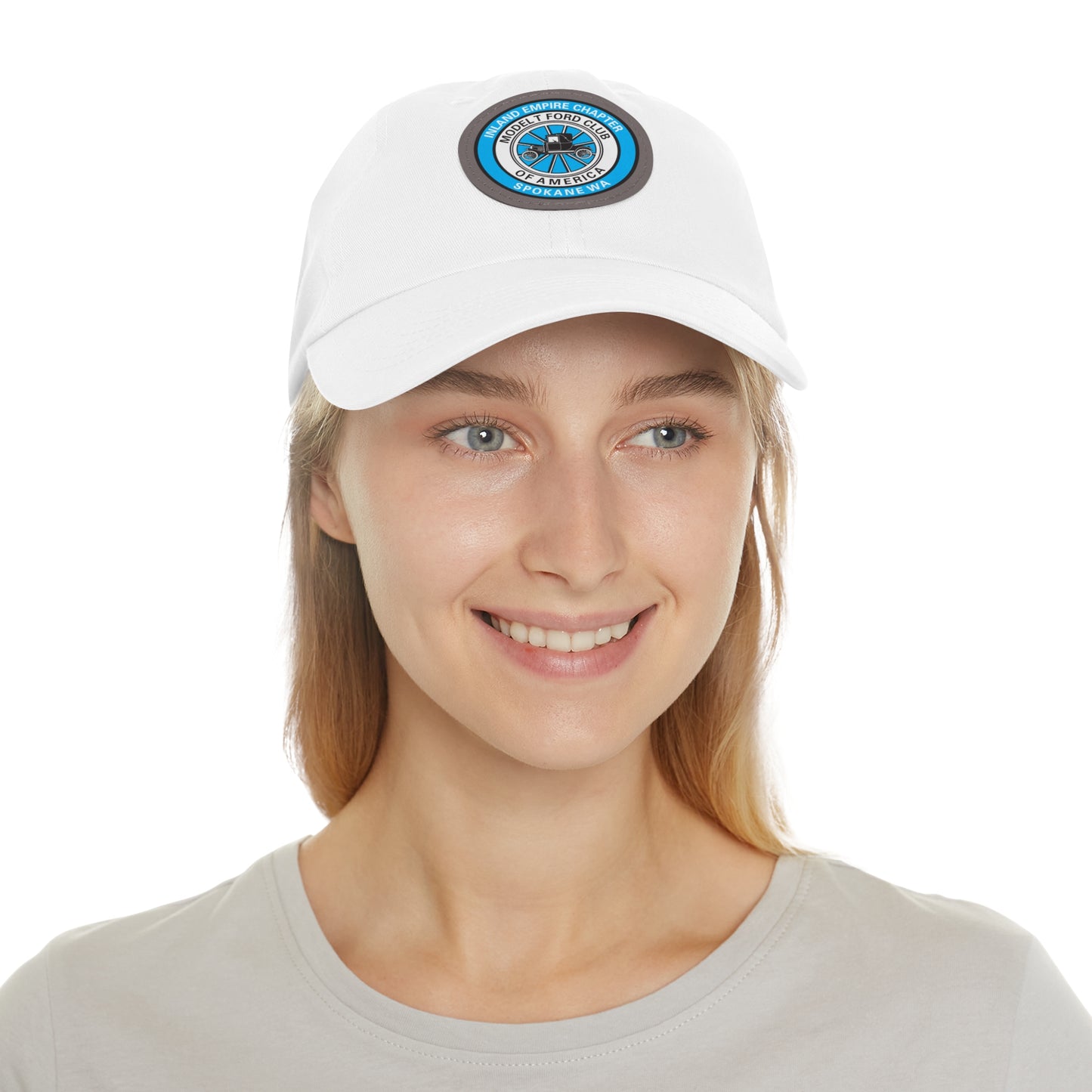 Inland Empire Chapter MTFCA Dad Hat with Leather Patch (Round)