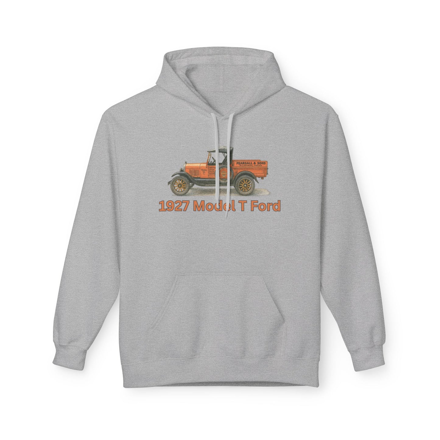 1927 Model T Ford Pickup Hoodie — Pearsall & Sons Williamsburg, Virginia Graphic