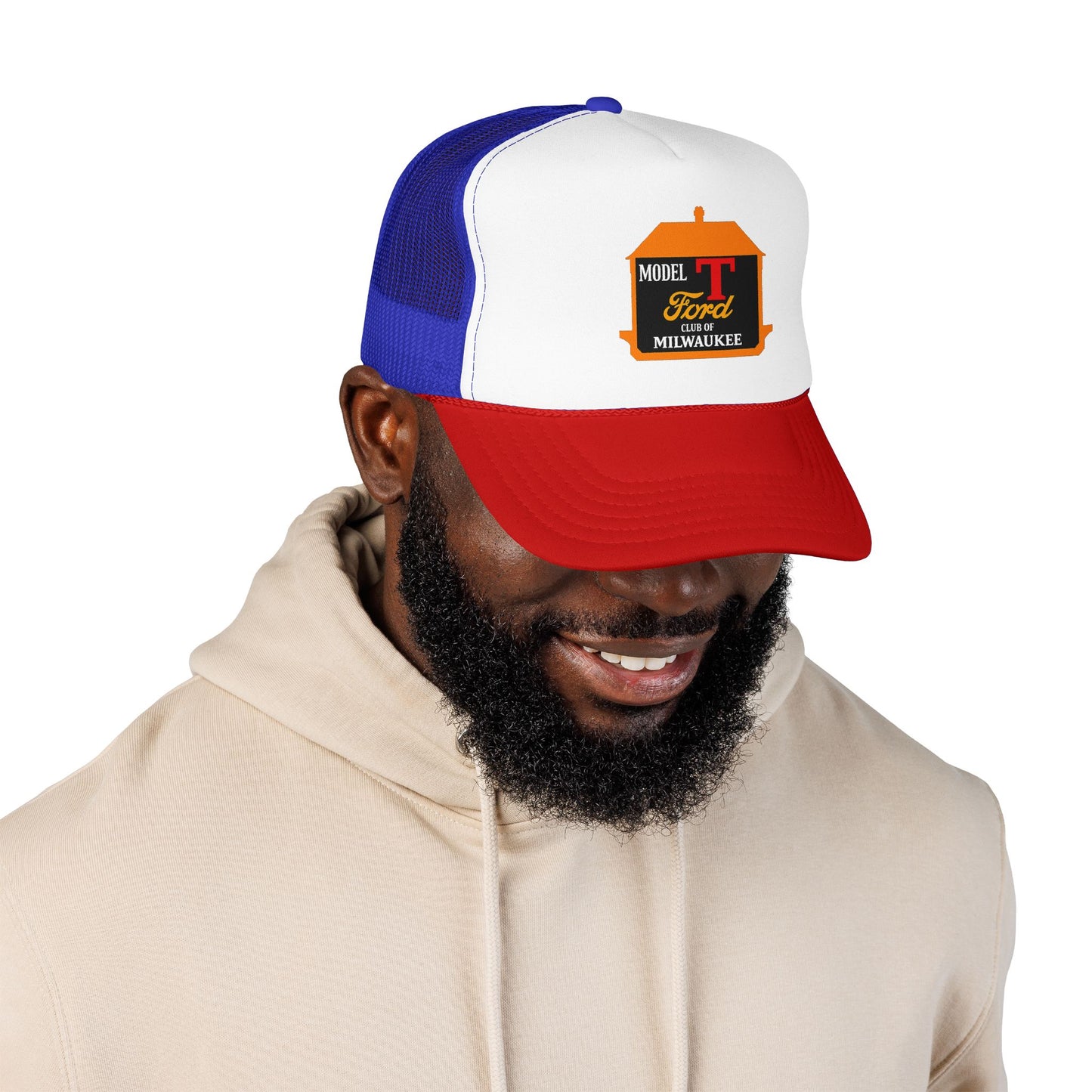 Greater Milwaukee Model T Ford Club - Model T Ford Milwaukee Vintage Truckers Hat (Printed)