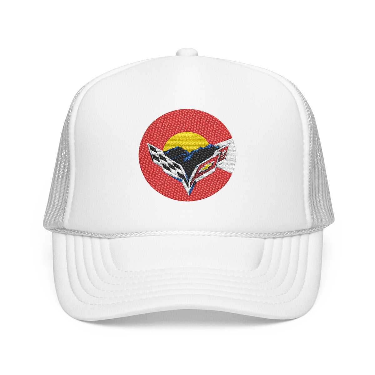 Central Colorado Corvette Club - Embroidered Foam Cap