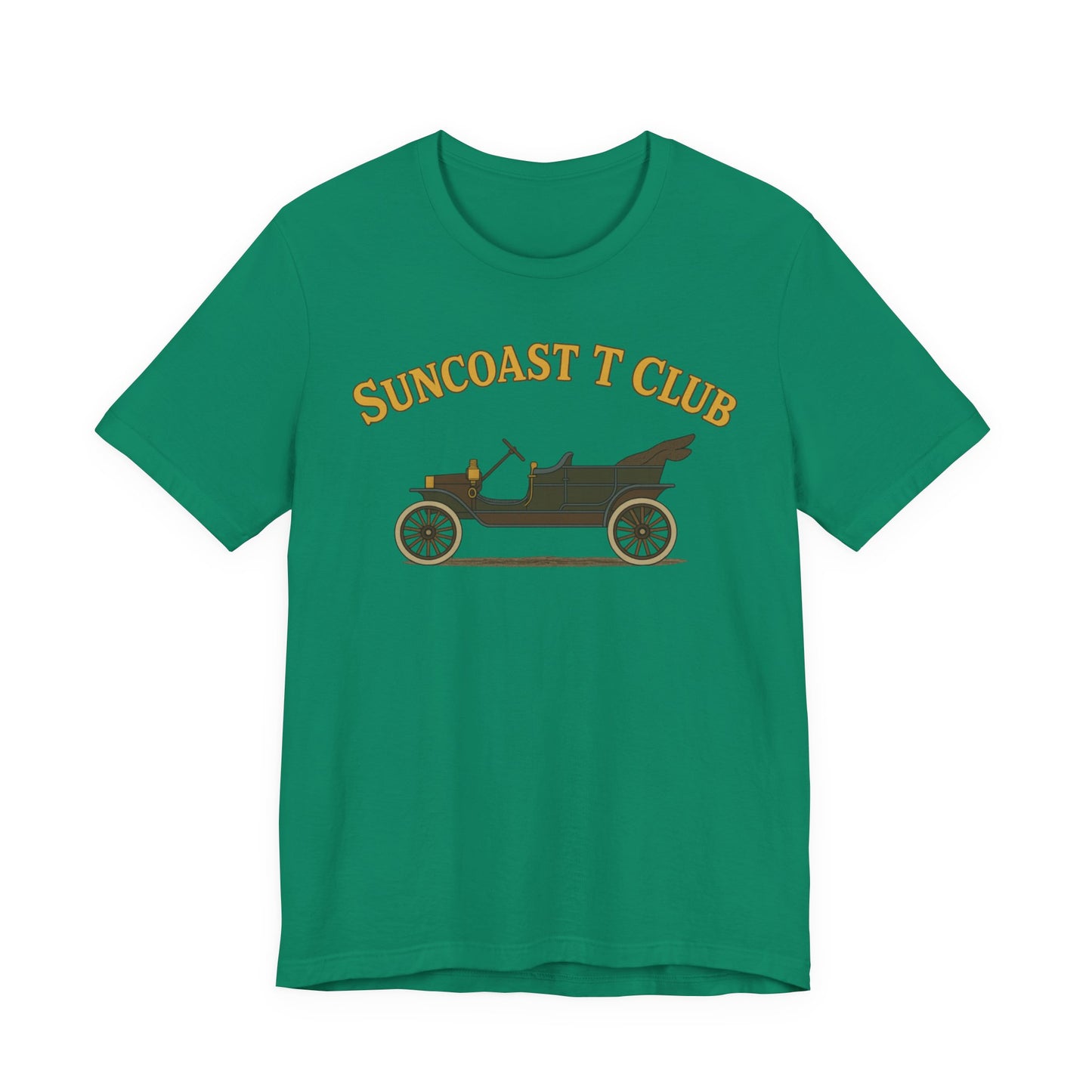 Suncoast T Club - Graphic Tee, Retro T-Shirt for Car Lovers, Classic Style Tee for Every Occasion