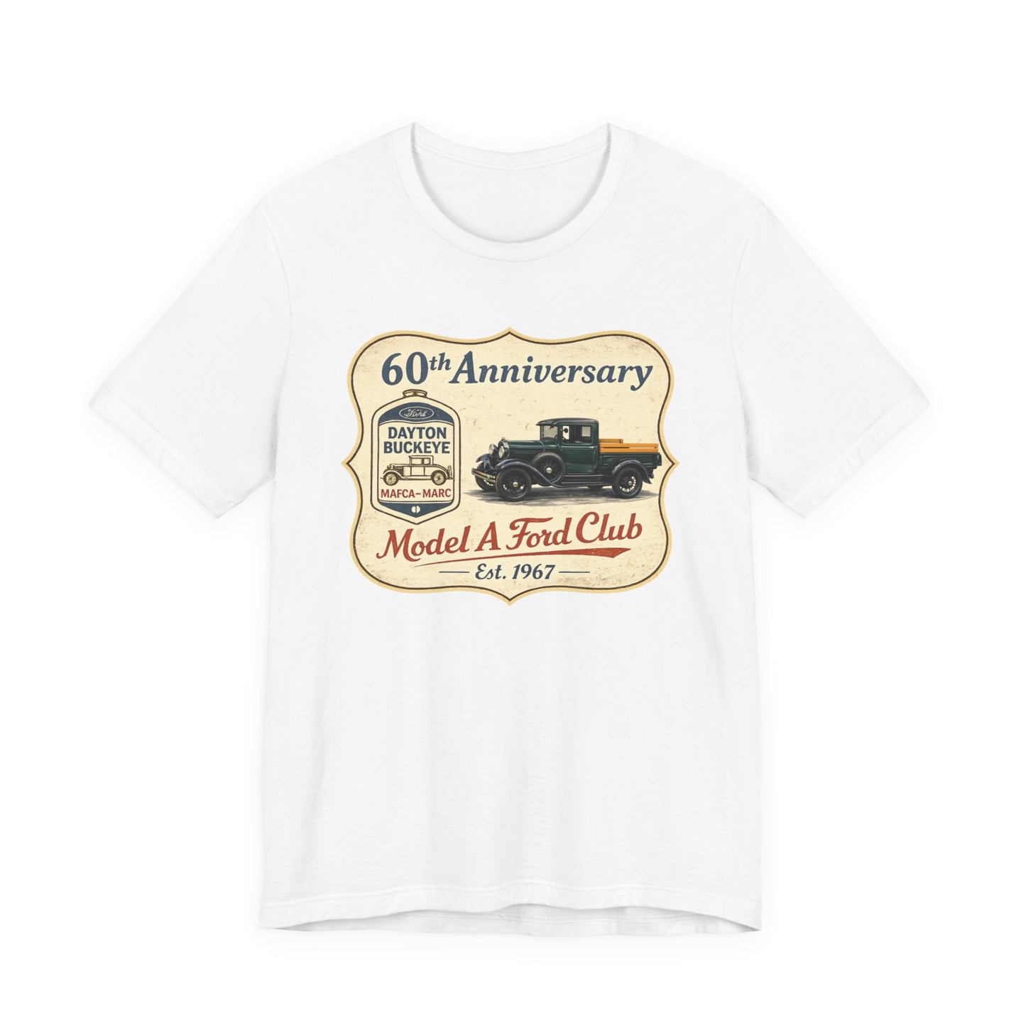 Dayton Buckeye Model A Ford Club 60th Anniversary Tee — Pickup (KS)