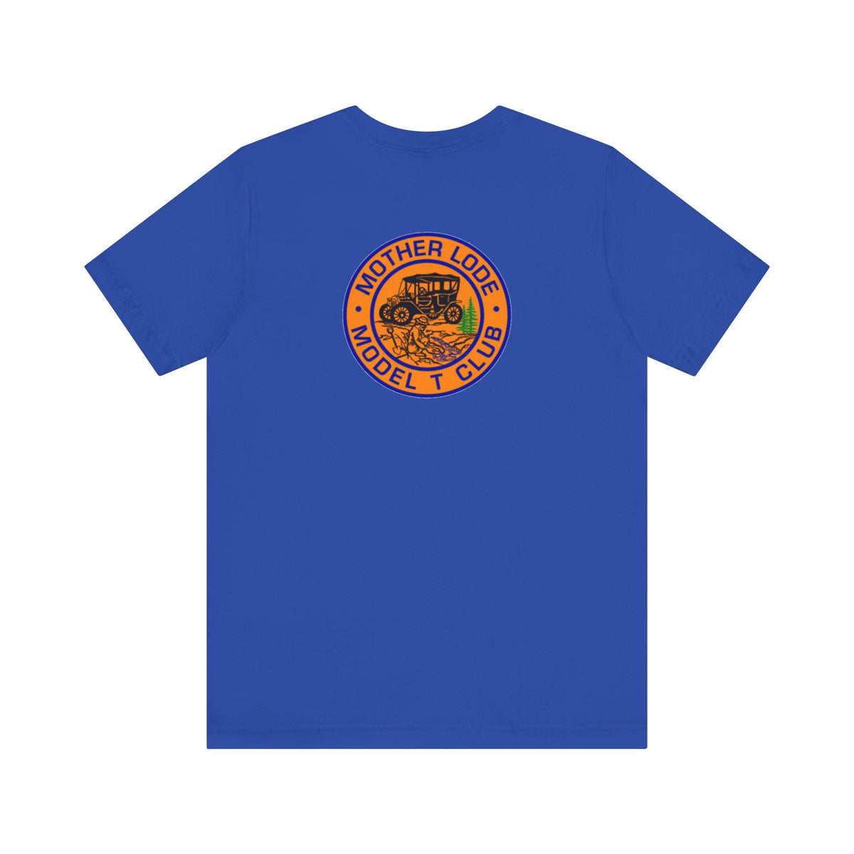 Mother Lode Model T Club (front and back print) Unisex Jersey Short Sleeve Tee