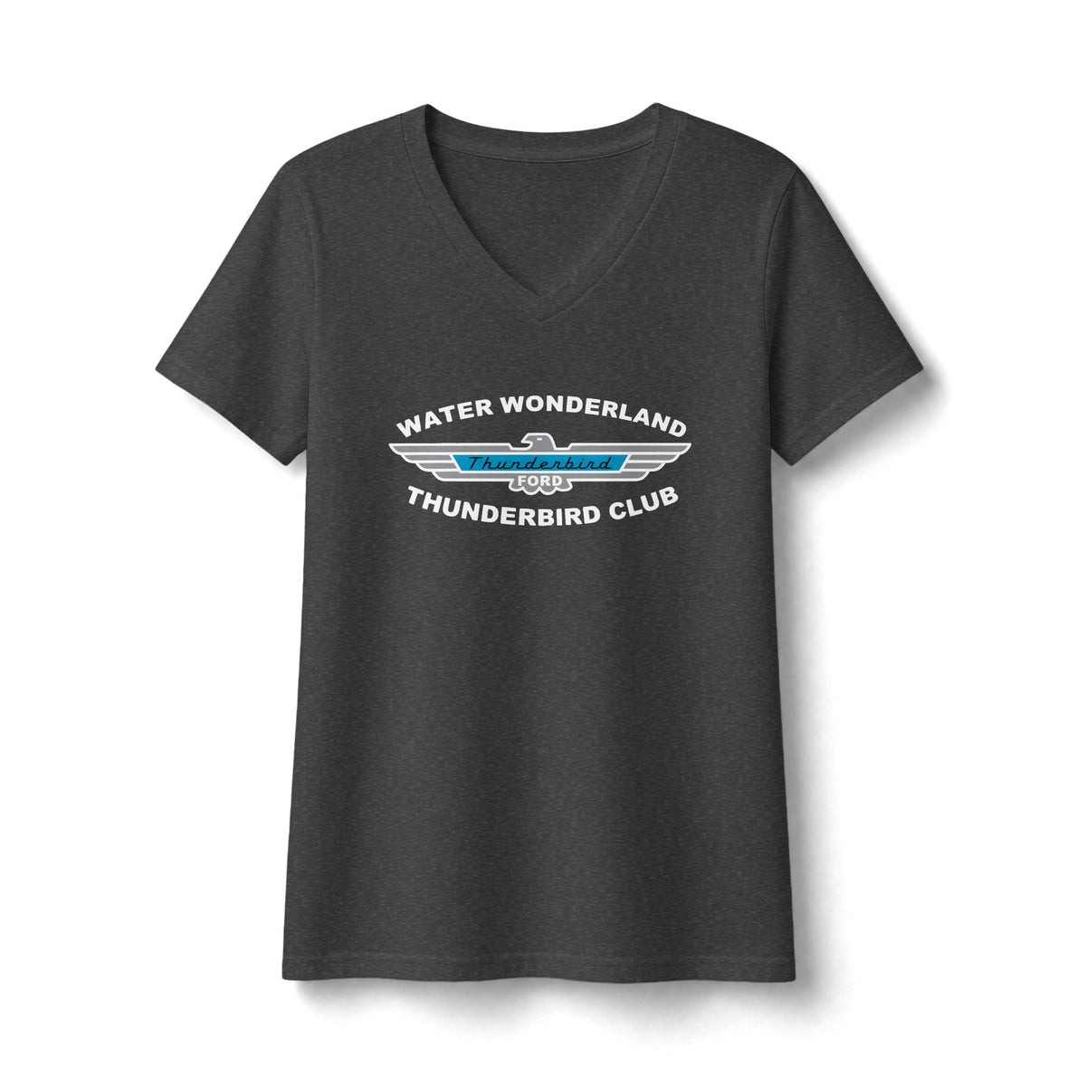 Water Wonderland Thunderbird Club Women's Fan Favorite V-Neck Tee - Soft Feel