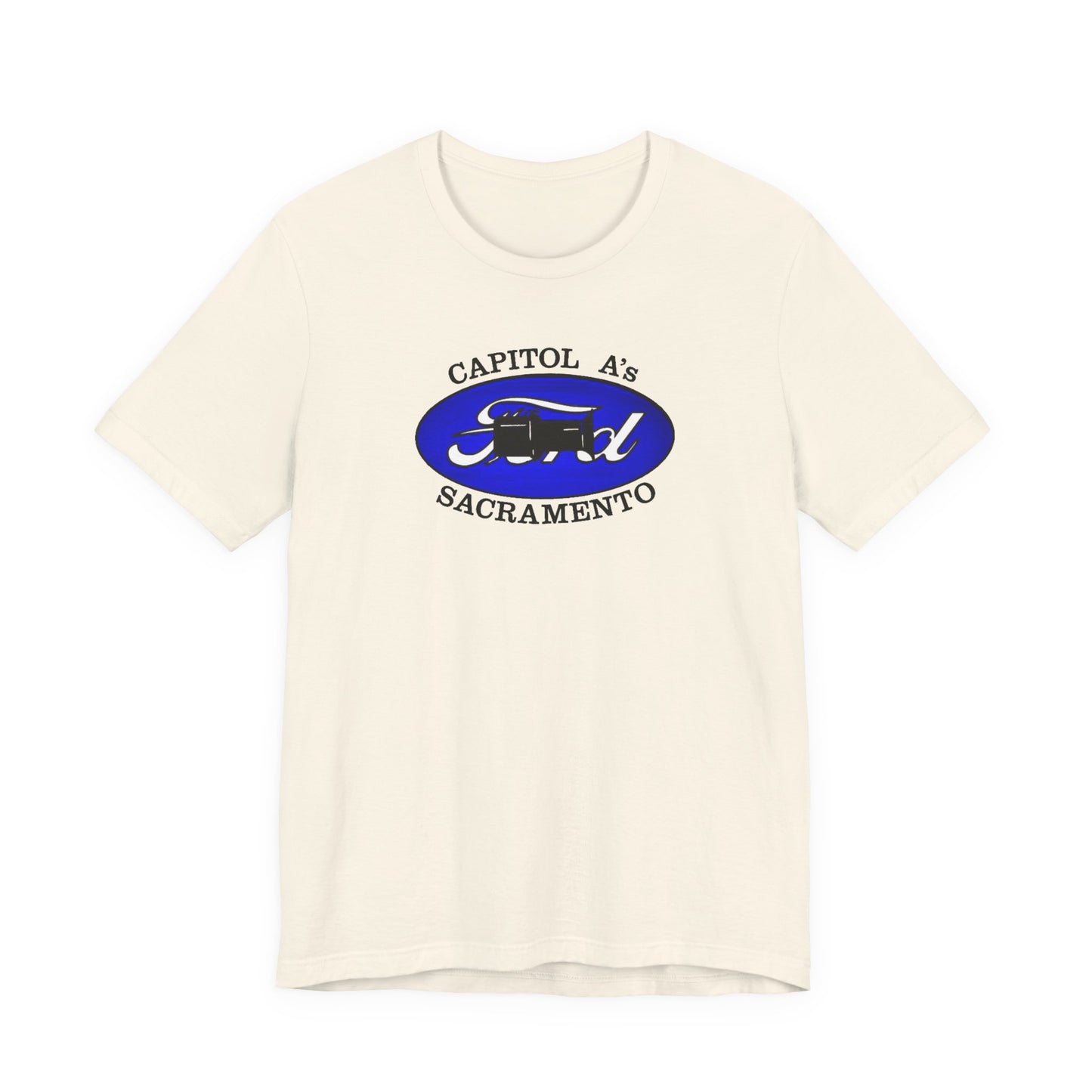 Capitol A's (large front only logo) Unisex Jersey Short Sleeve Tee