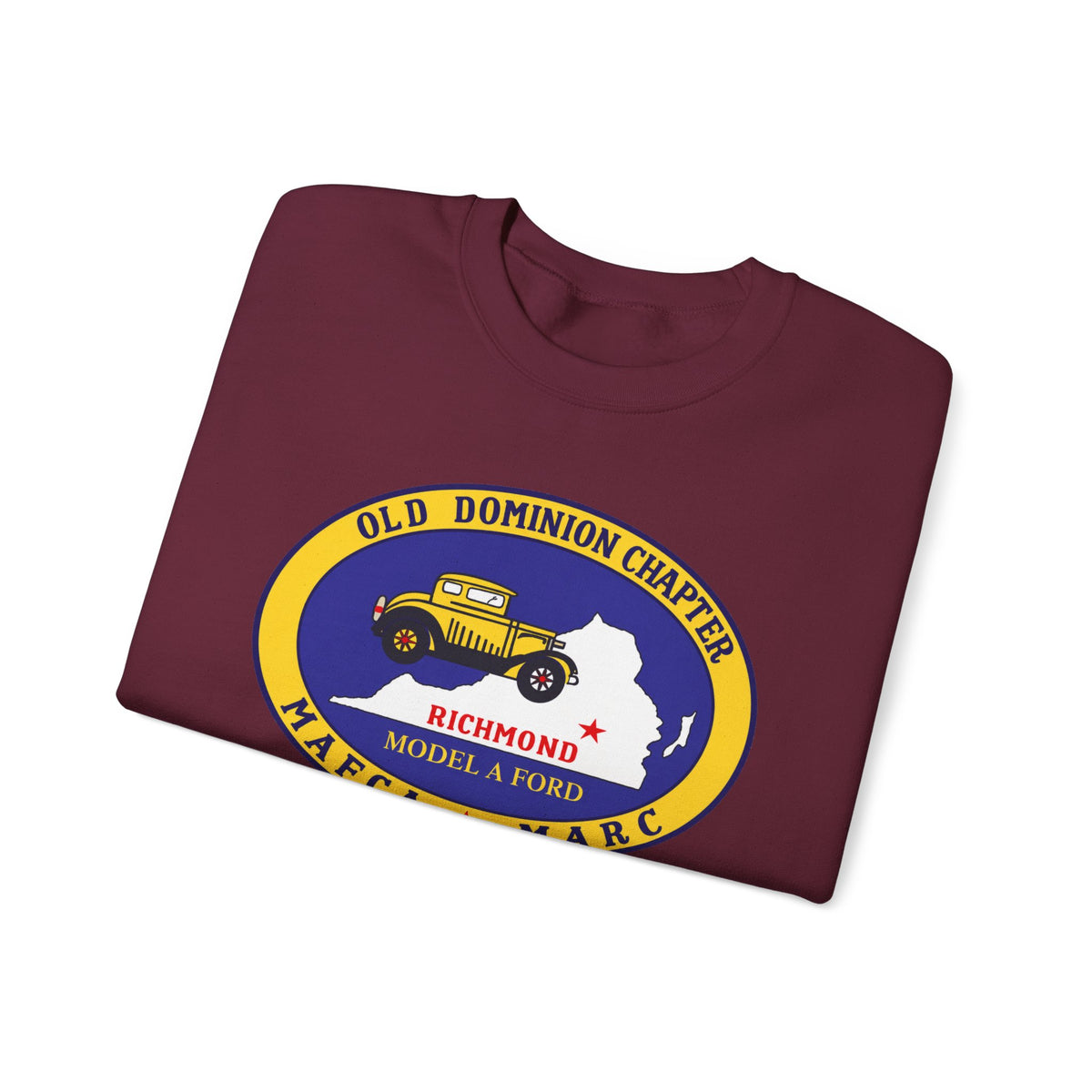 Old Dominion Model A Ford Club Crewneck Sweatshirt – Unisex Heavy Blend™ Crewneck Sweatshirt