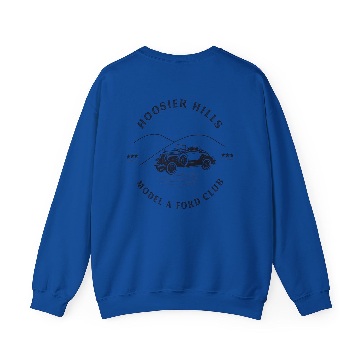 Hoosier Hills Model A Ford Club Unisex Heavy Blend™ Crewneck Sweatshirt