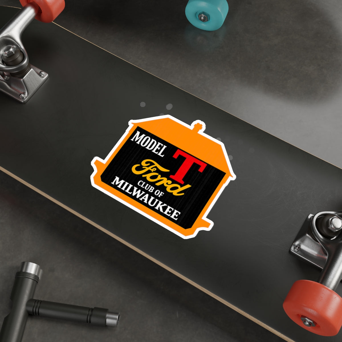 Greater Milwaukee Model T Ford Club Die-Cut Sticker — Great for Windshields!
