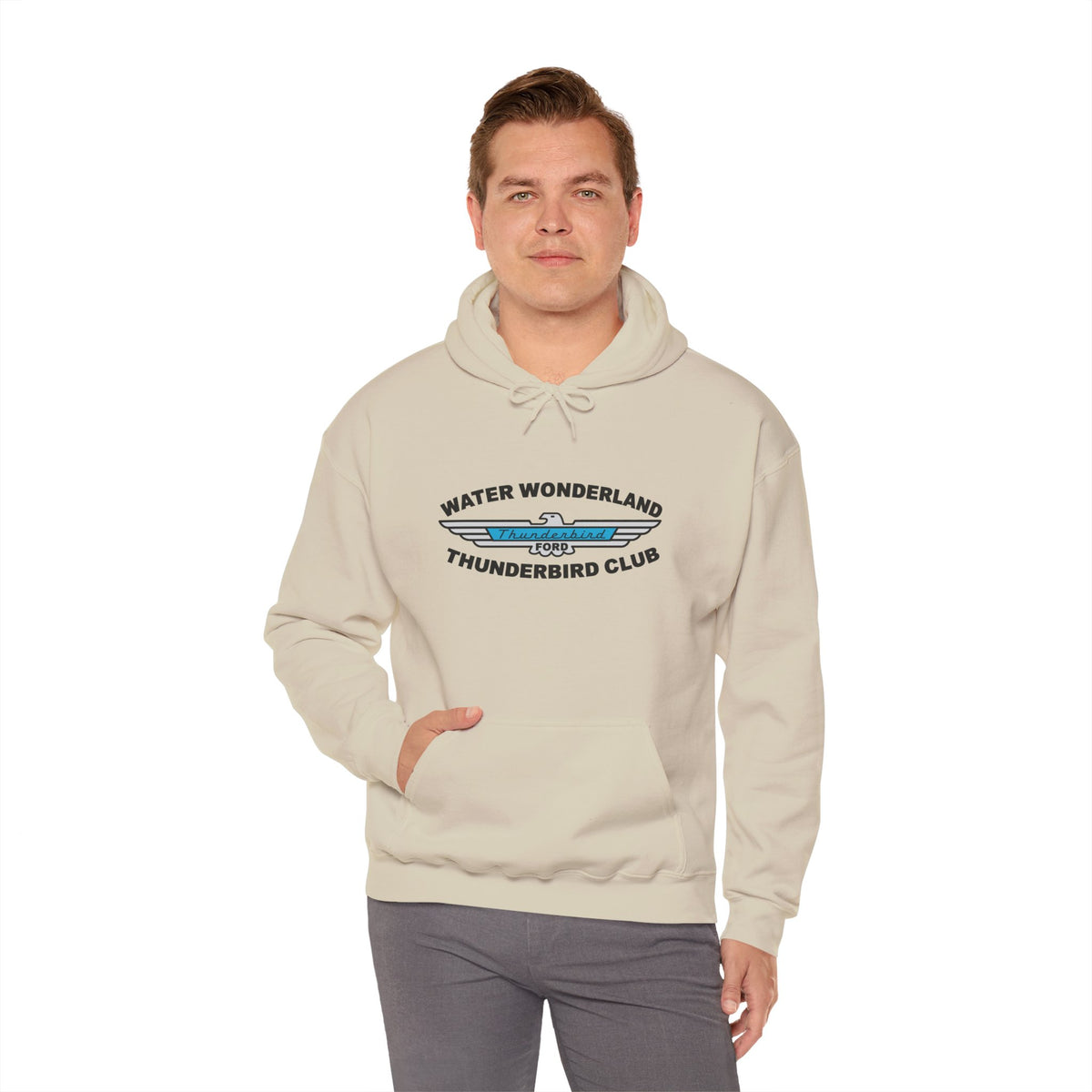 Water Wonderland Thunderbird Club Hoodie — Unisex Heavy Blend™ Hooded Sweatshirt