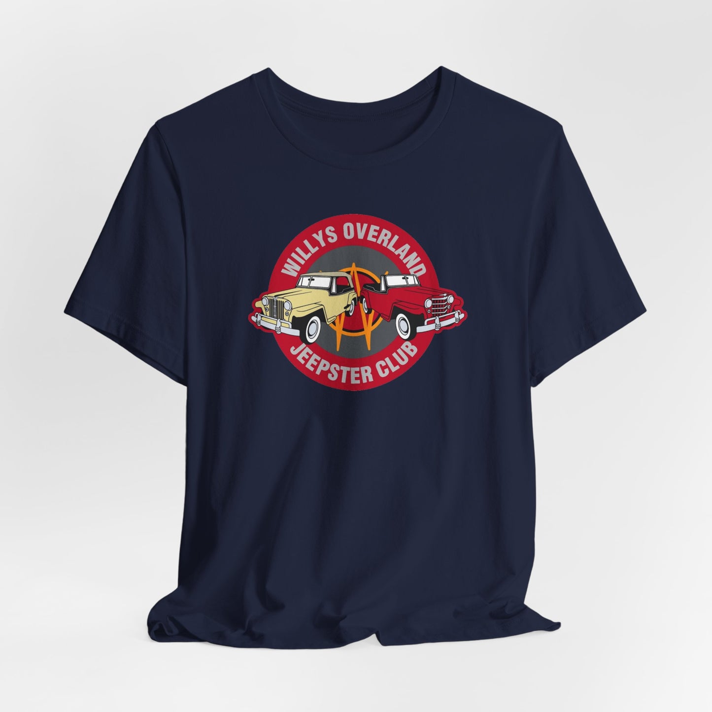 Willys Overland Jeepster Club T-Shirt - Unisex Jersey Short Sleeve Tee
