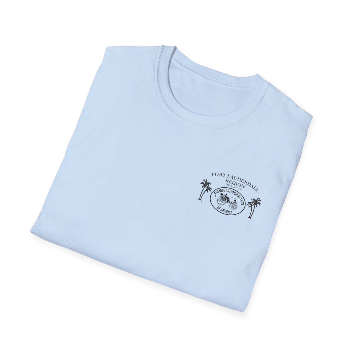 Fort Lauderdale Region AACA T-Shirt - Unisex Softstyle T-Shirt Front and Back Logos