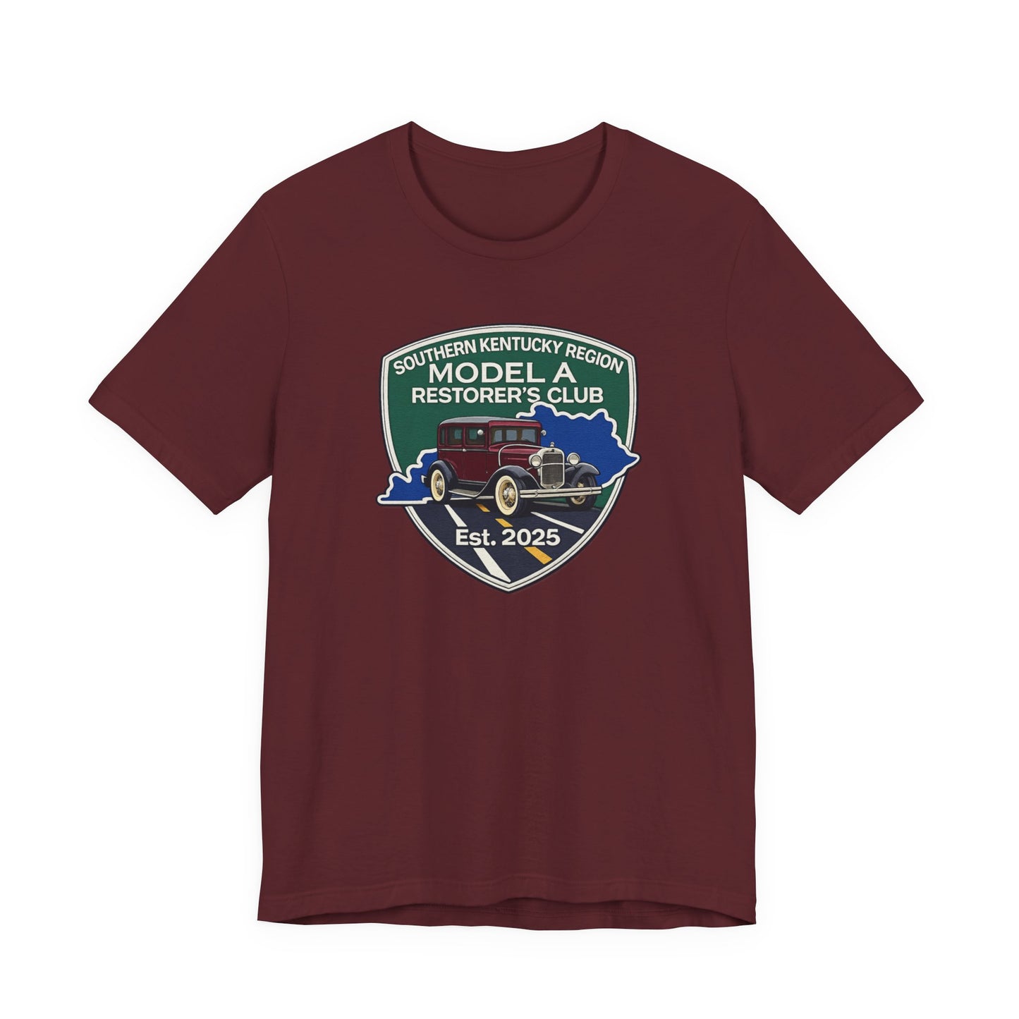 Southern Kentucky Region Model A Restorer's Club T-Shirt — Southern Kentucky Region Est. 2025