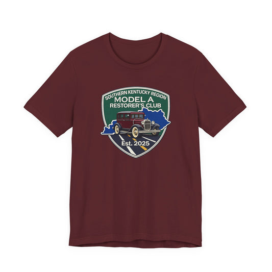 Southern Kentucky Region Model A Restorer's Club T-Shirt — Southern Kentucky Region Est. 2025